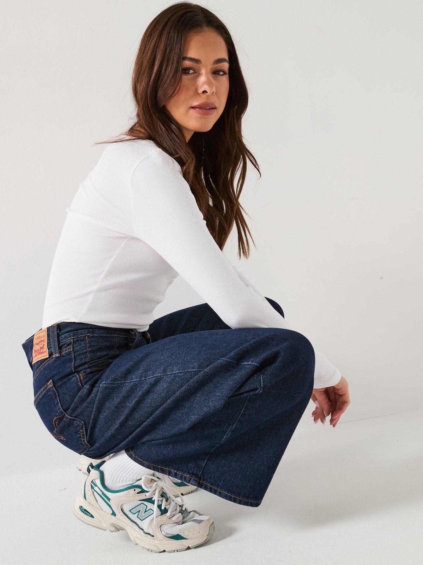  image of levis-94-baggy-wide-leg-jeans-shaded-view-navy