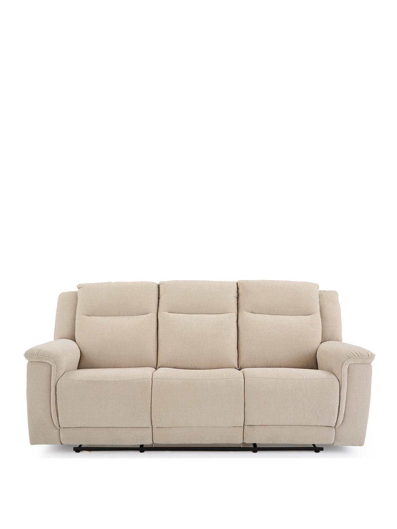 Image 2 of 7 of The Very Collection Miro 3 Seater Manual Fabric Recliner Sofa - FSC&reg; Certified