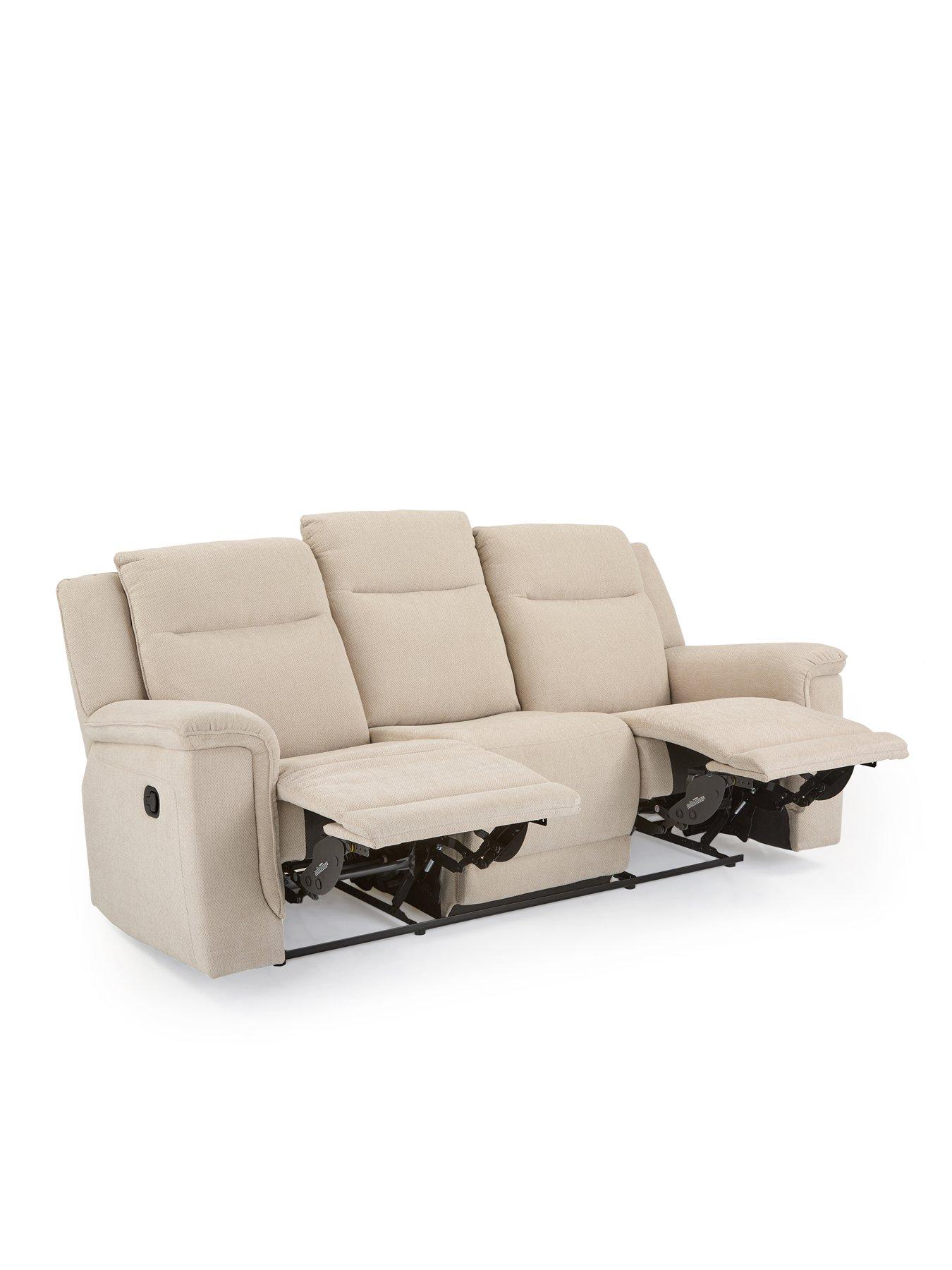 Image 4 of 7 of The Very Collection Miro 3 Seater Manual Fabric Recliner Sofa - FSC&reg; Certified