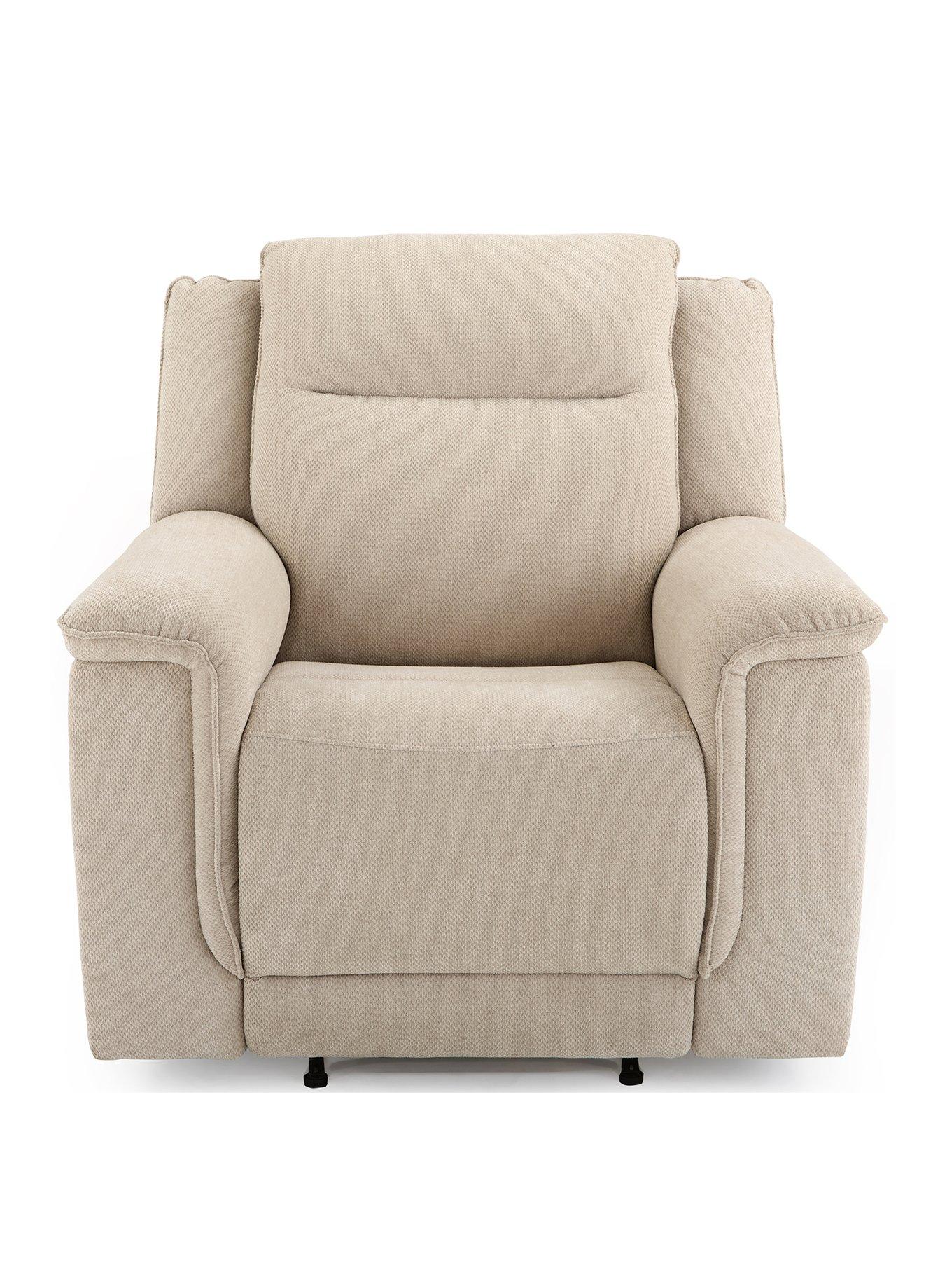 very-home-miro-fabric-manual-recliner-chair