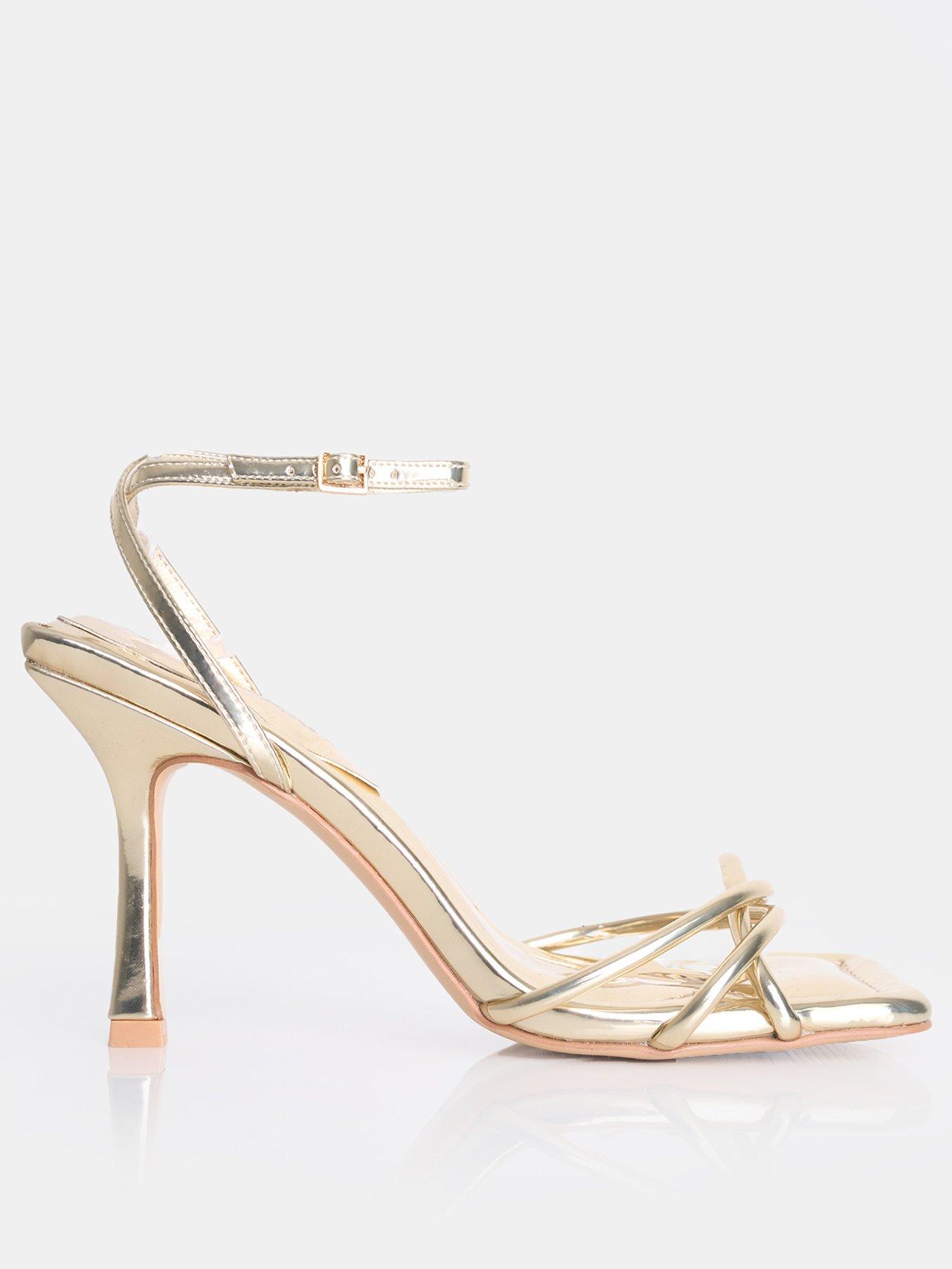 public-desire-fizzy-padded-insole-strappy-sandal-gold