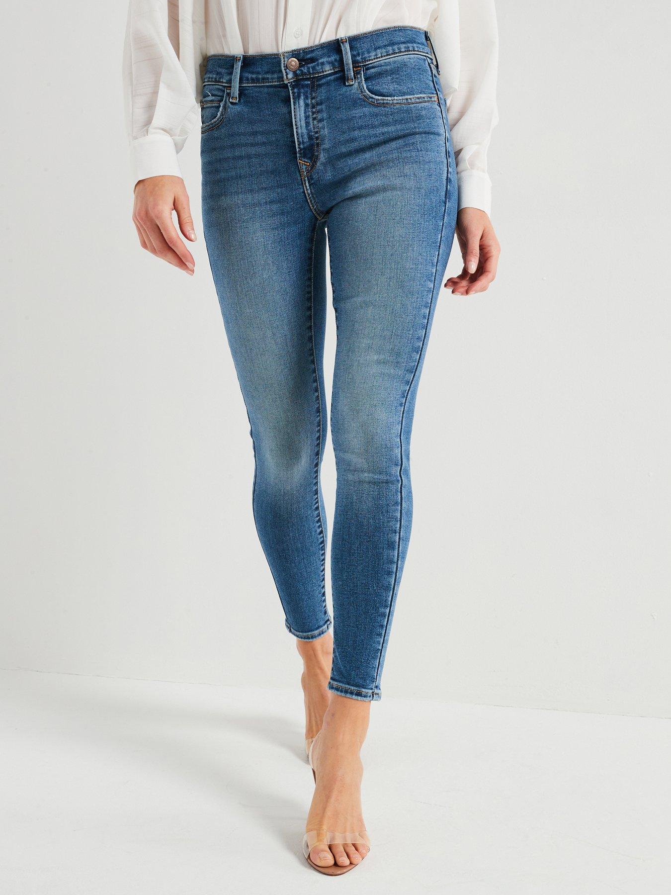Levi's 710T Mid Rise Super Skinny Jeans - New Adventure Blue