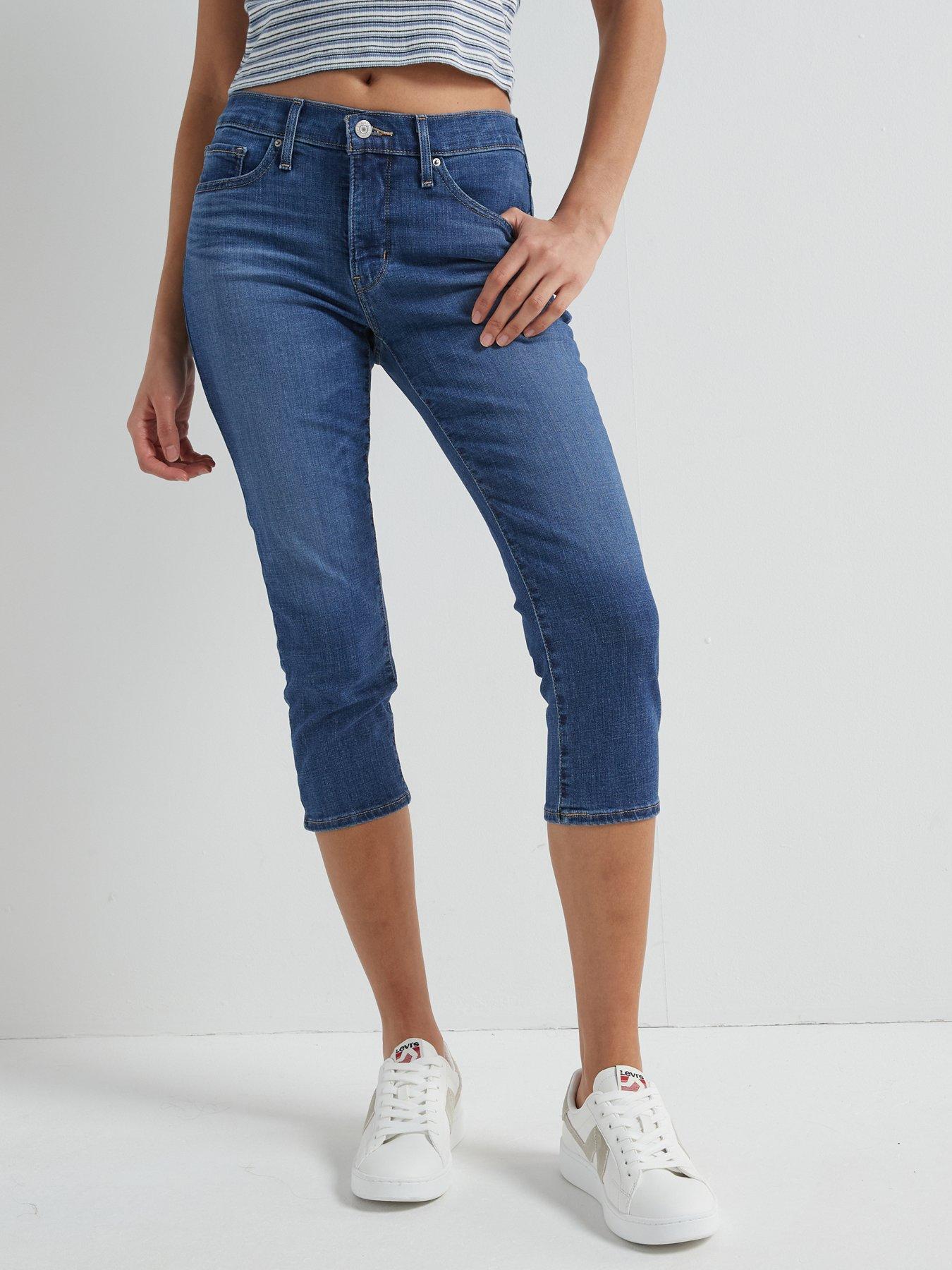 Image 1 of 5 of Levi's 710 Mid-rise Super Skinny Jeans - Ive Got This&nbsp;- Blue