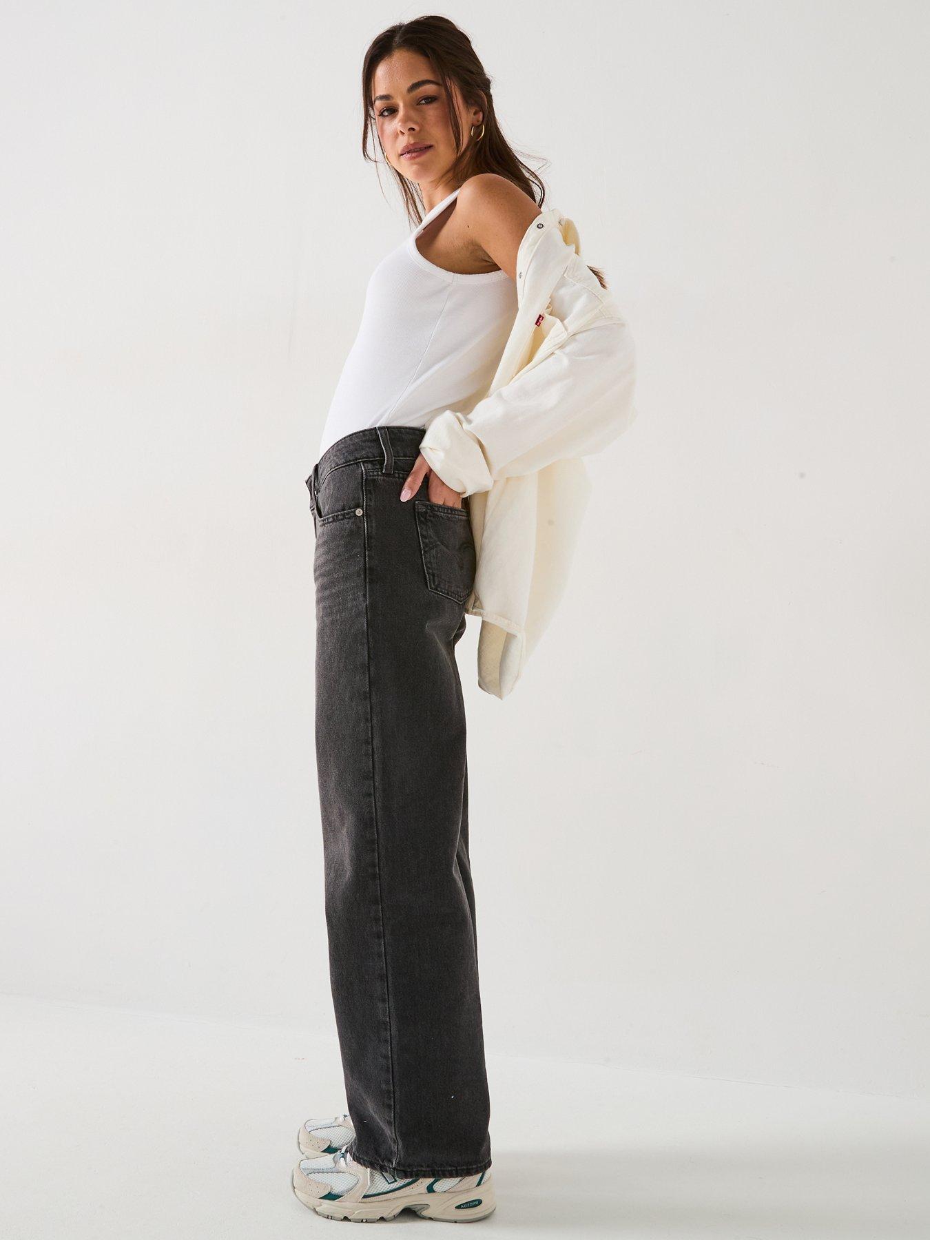 Image 3 of 6 of Levi's Superlow Jeans - Mic Dropped&nbsp;- Black
