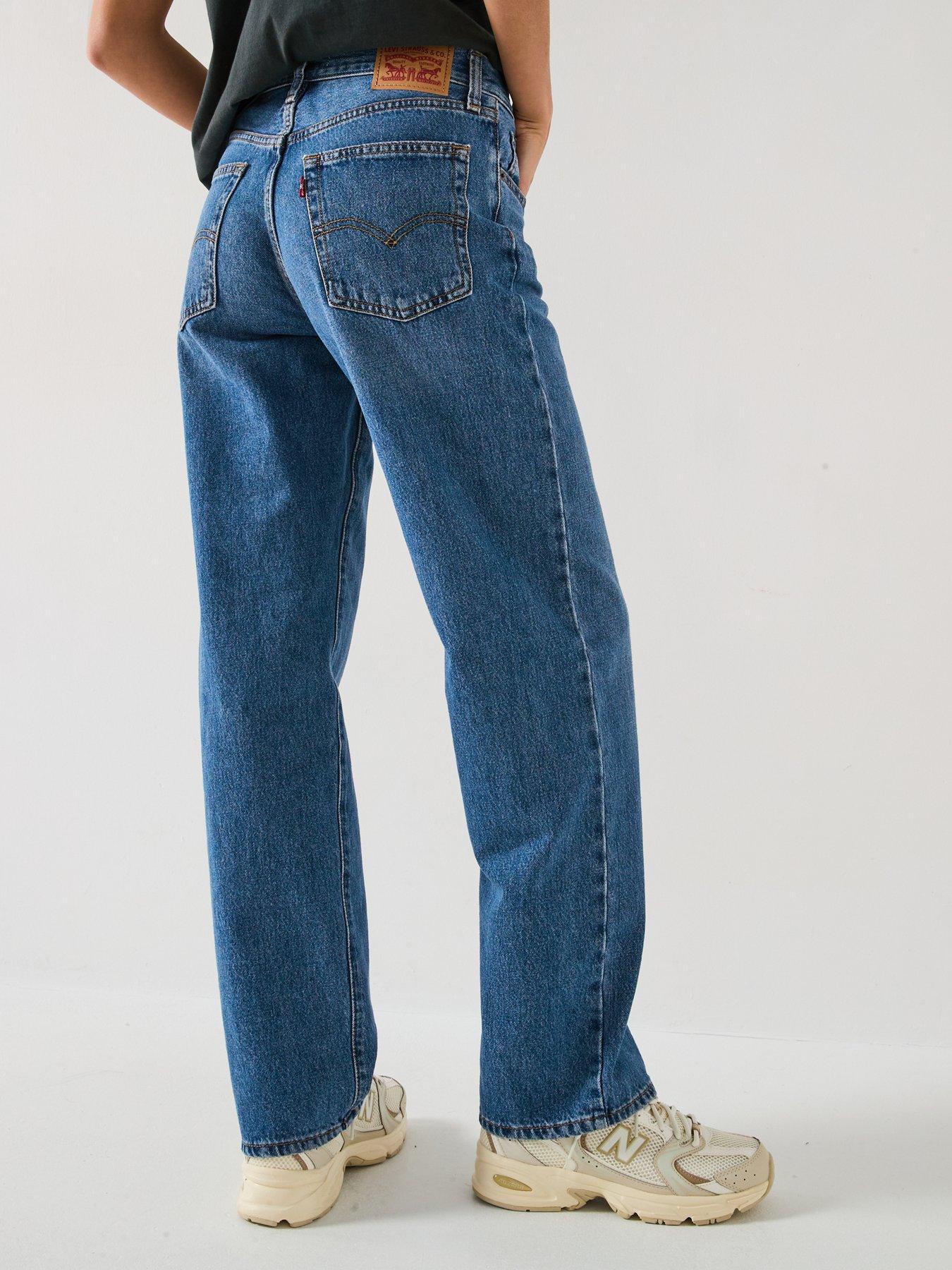  image of levis-94-baggy-jeans-worn-memorynbsp--blue