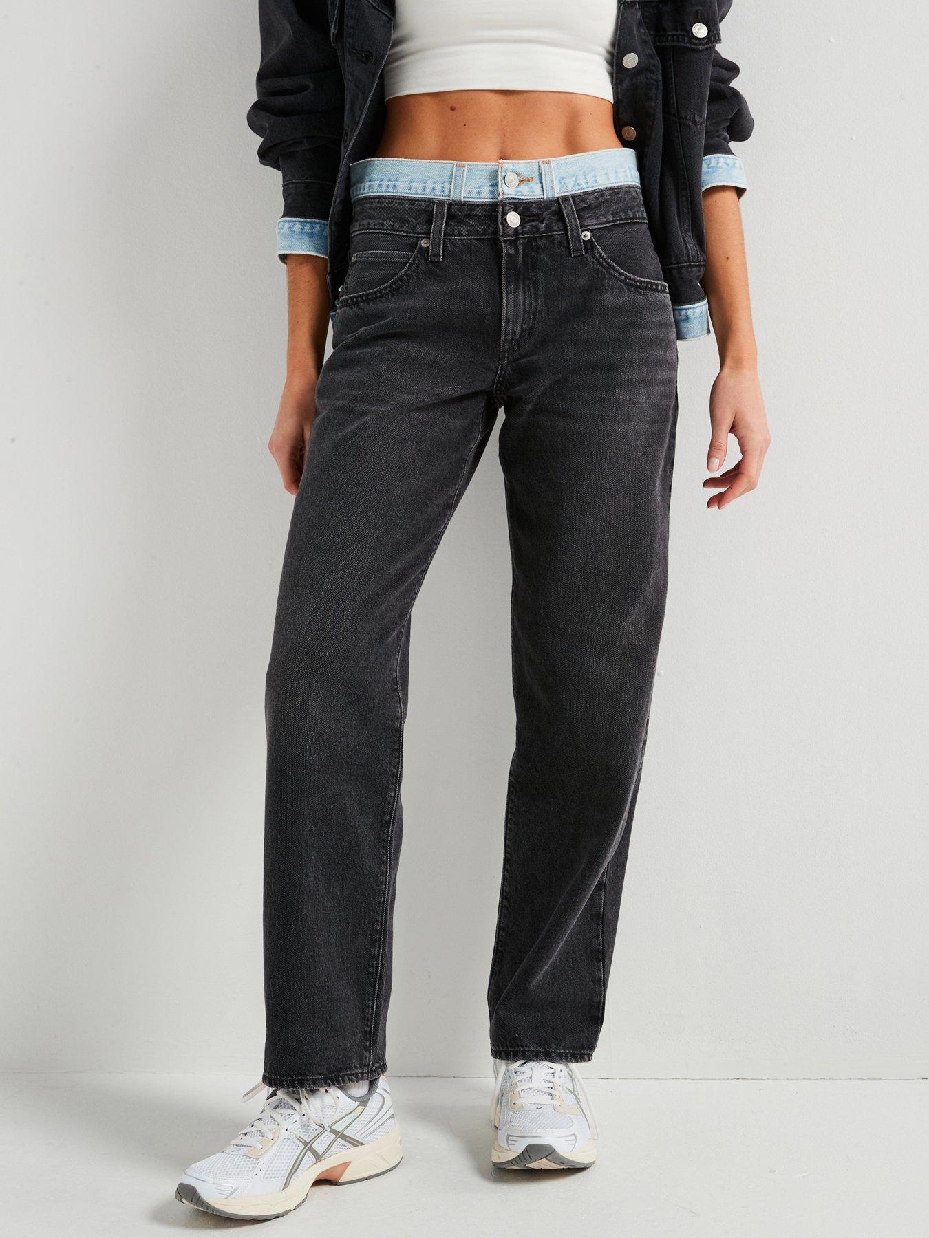undefined 94 Baggy Mashup Jeans - Black