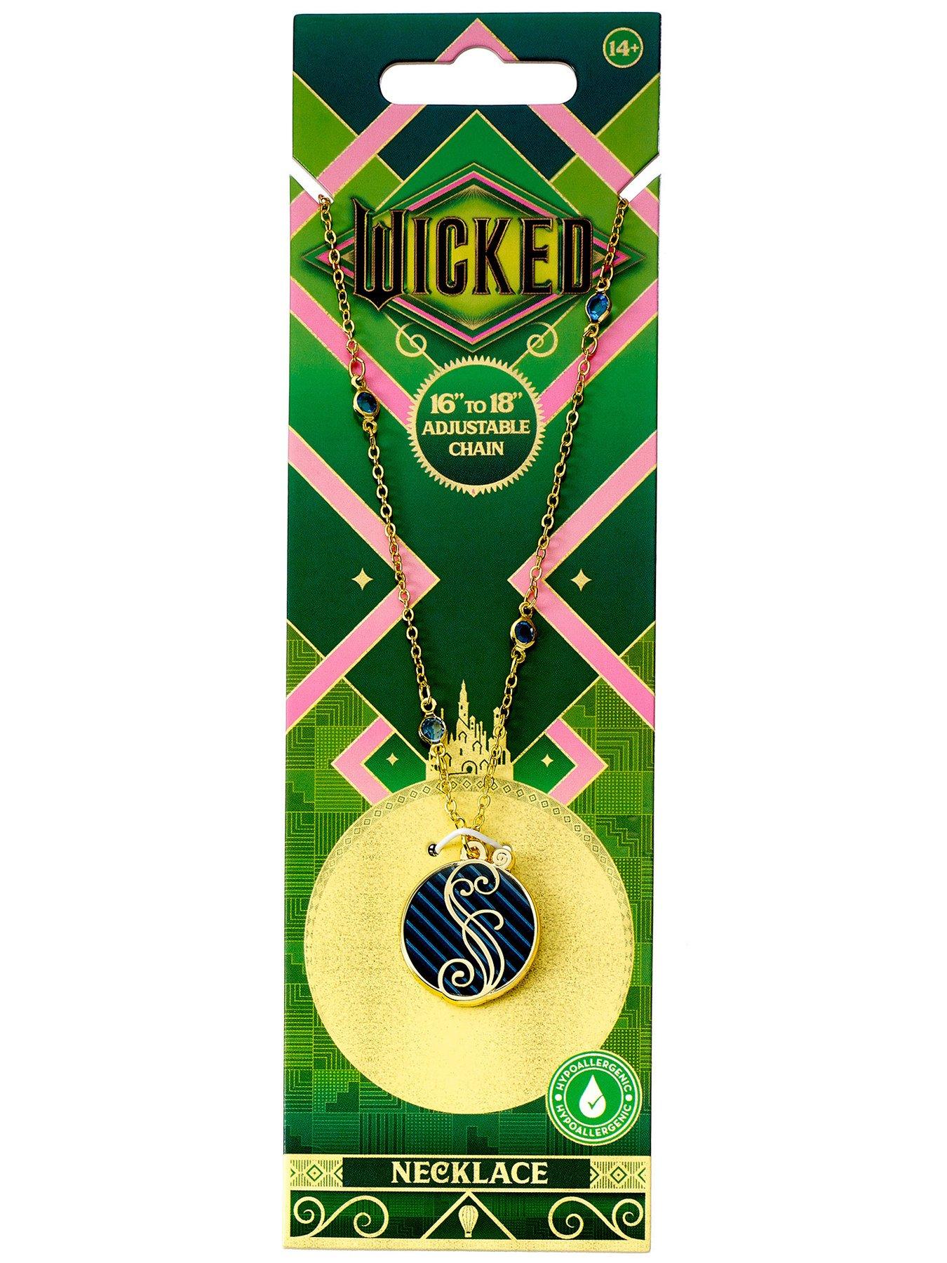  image of wicked-blue-university-logo-necklace