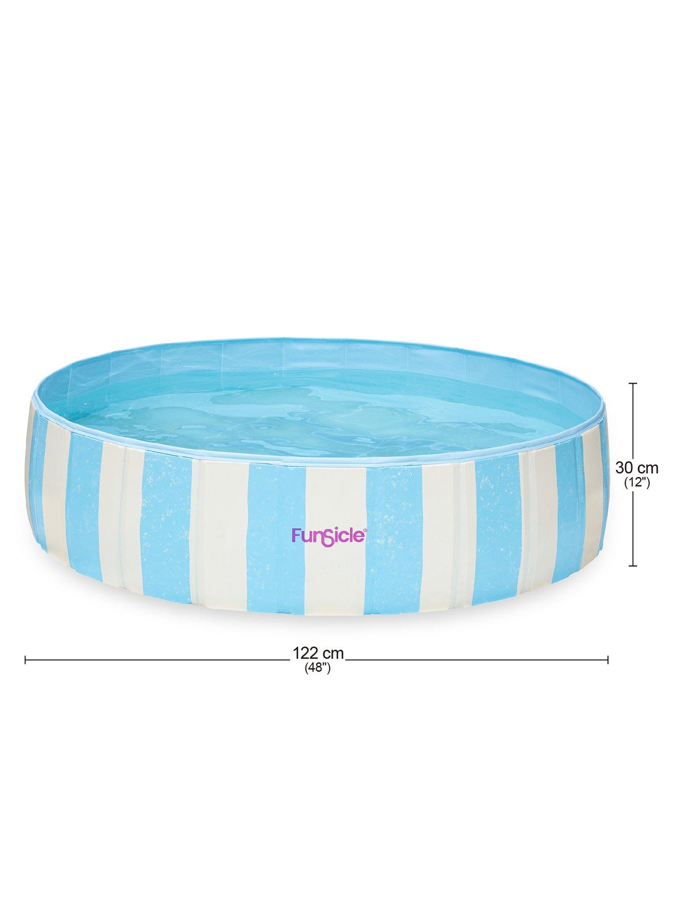 Image 5 of 7 of Funsicle Striped Fun Fold Pool 48" (122cm)