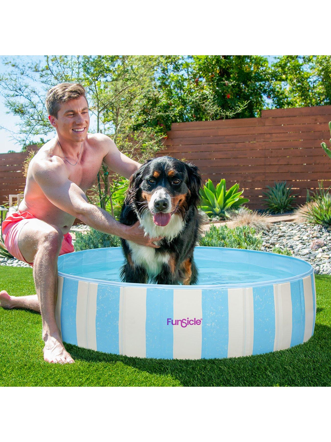 Image 7 of 7 of Funsicle Striped Fun Fold Pool 48" (122cm)