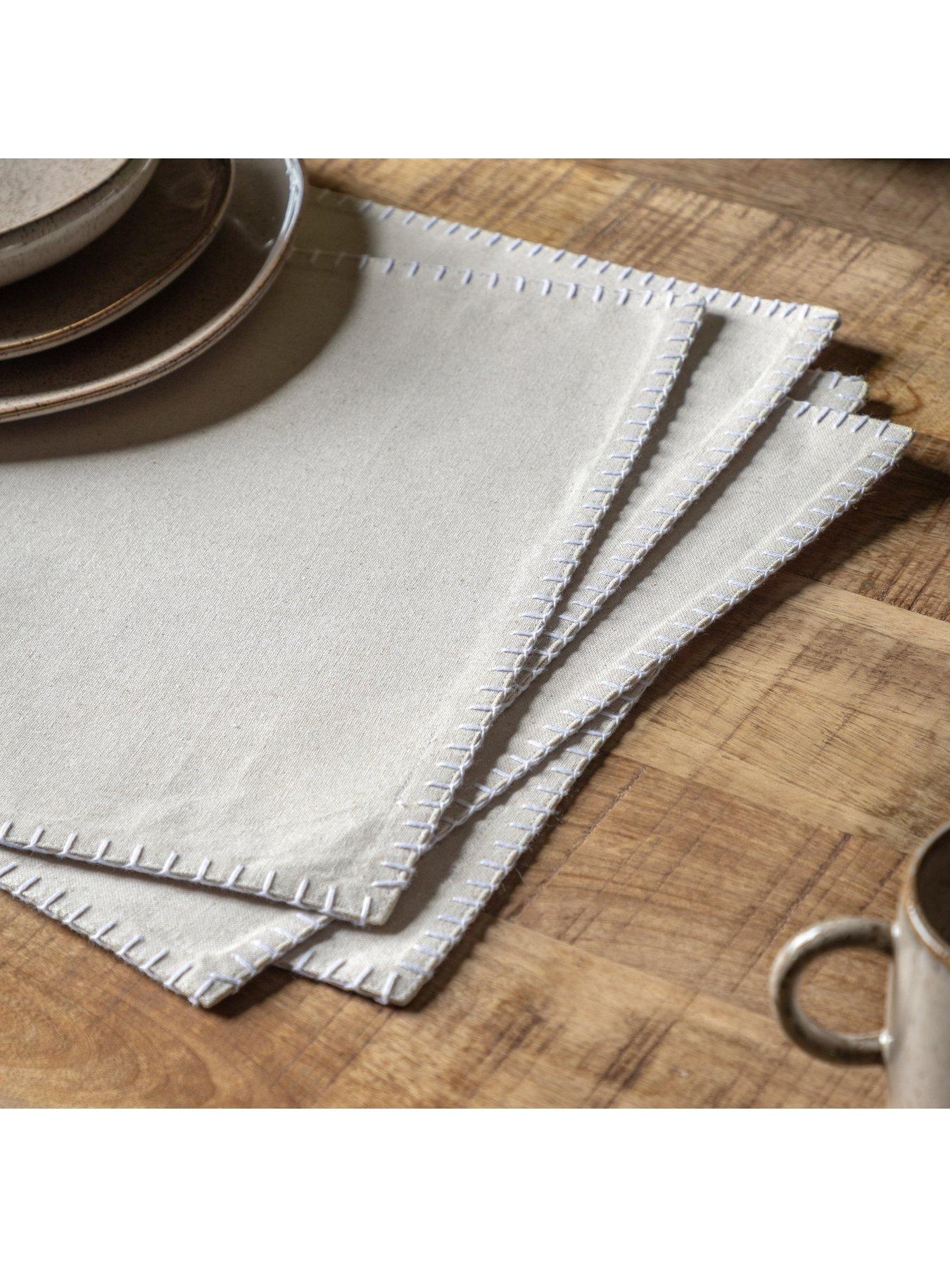  image of gallery-linen-effect-placemat-4pk