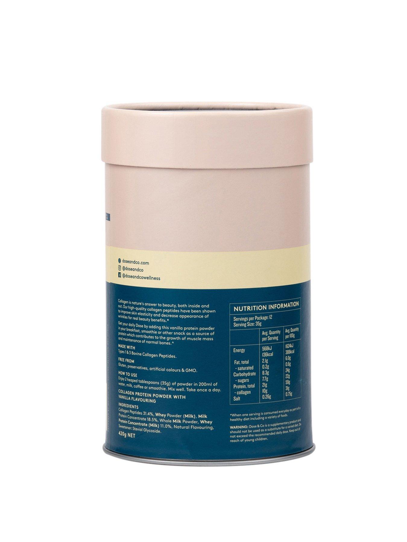  image of dose-co-collagen-protein-powder-vanilla-420g
