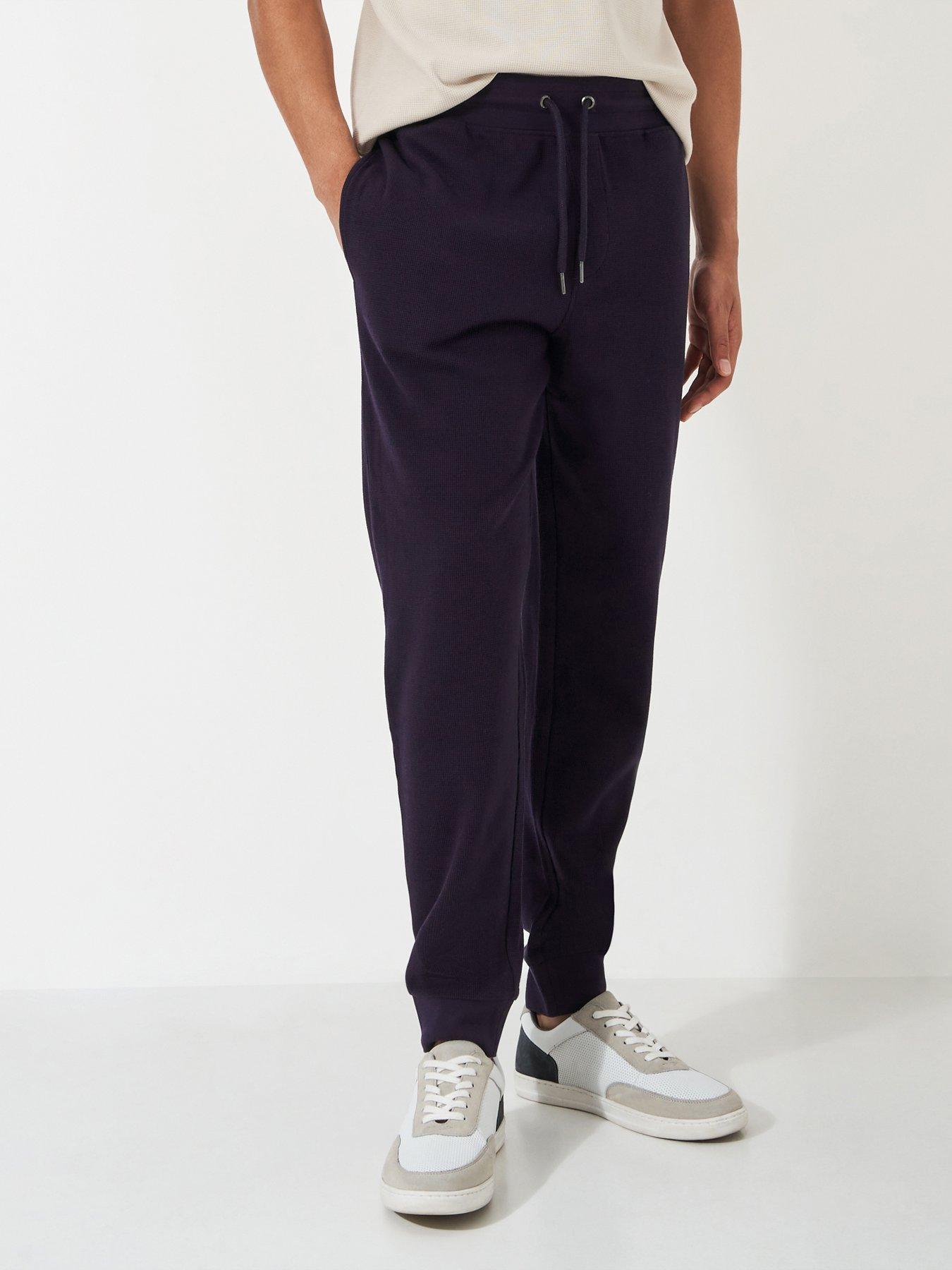 crew-clothing-cotton-blend-waffle-lounge-trousers-navy