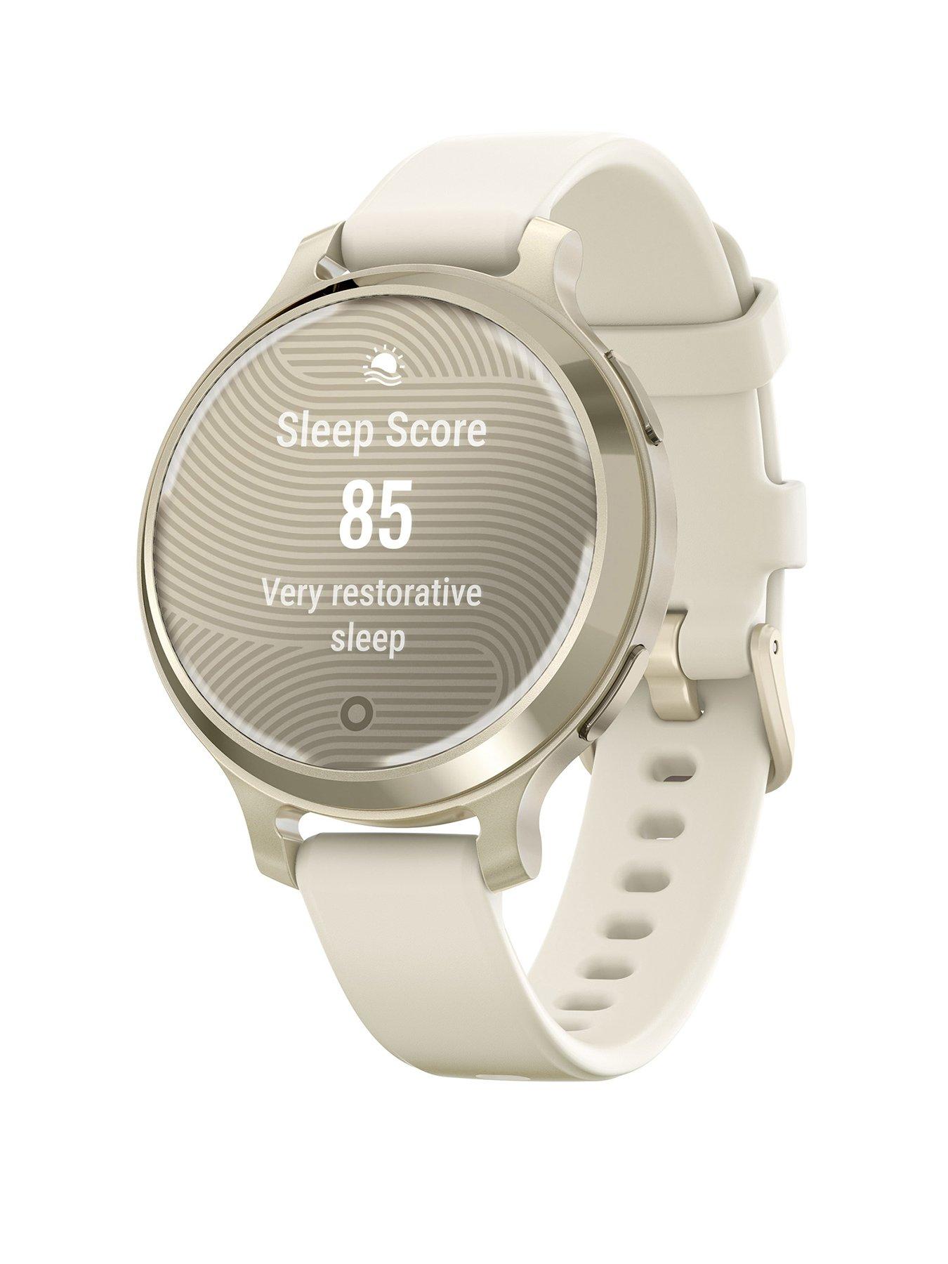 stillFront image of garmin-lily-2-active-smartwatchnbsp--cream-gold