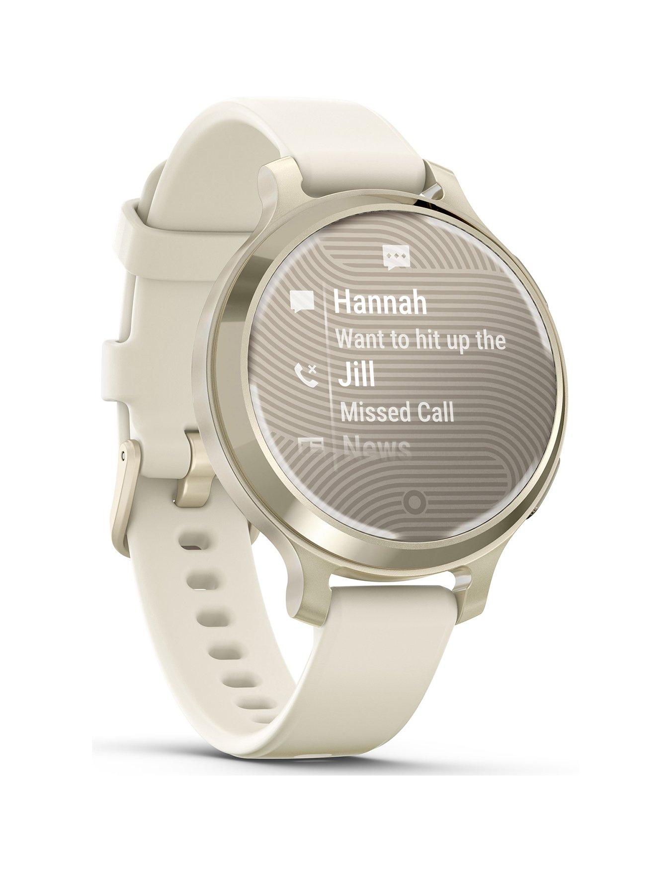 Image 3 of 6 of Garmin Lily 2 Active Smartwatch&nbsp;- Cream Gold