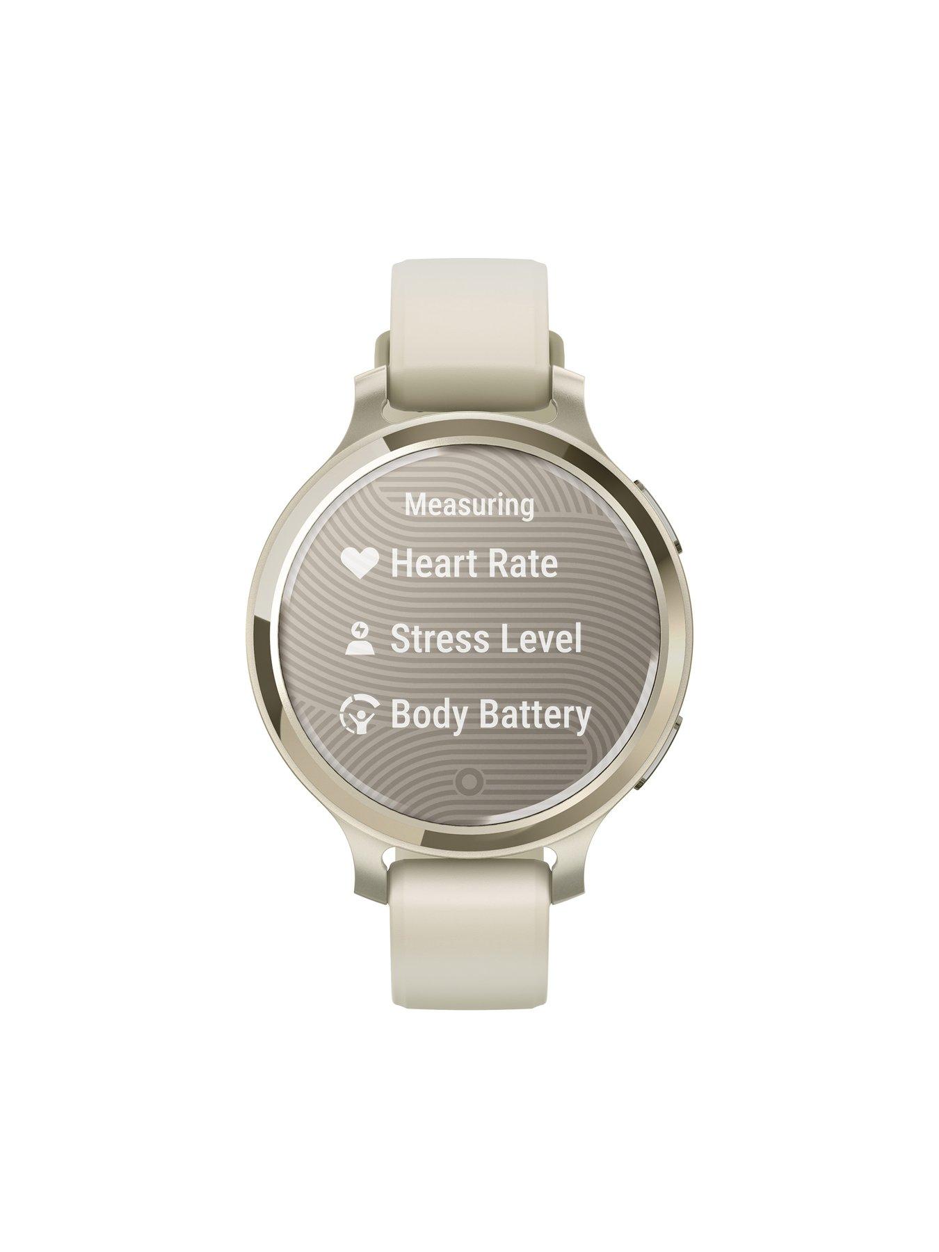 Image 4 of 6 of Garmin Lily 2 Active Smartwatch&nbsp;- Cream Gold