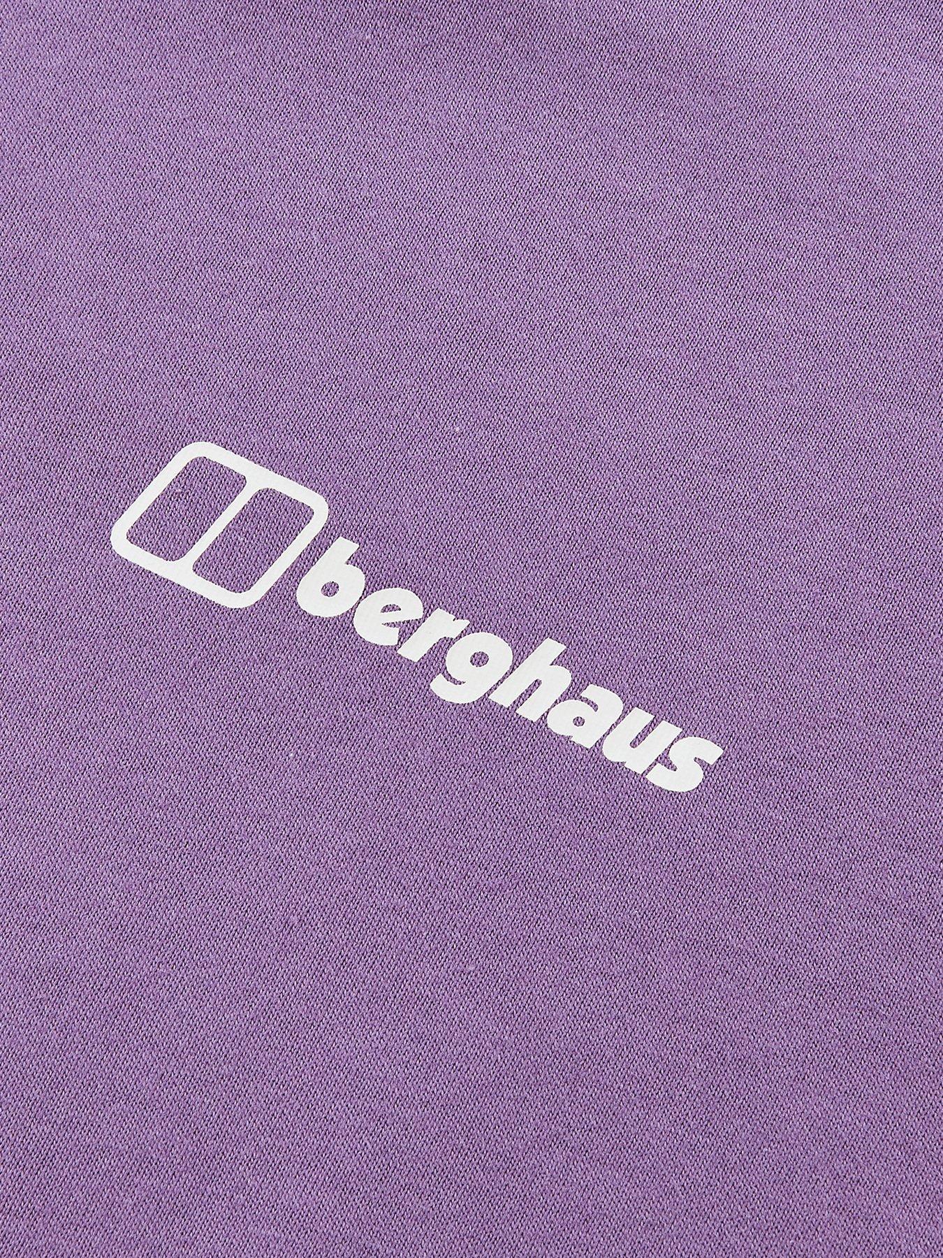  image of berghaus-mens-rolling-peaks-short-sleeve-tee-purple