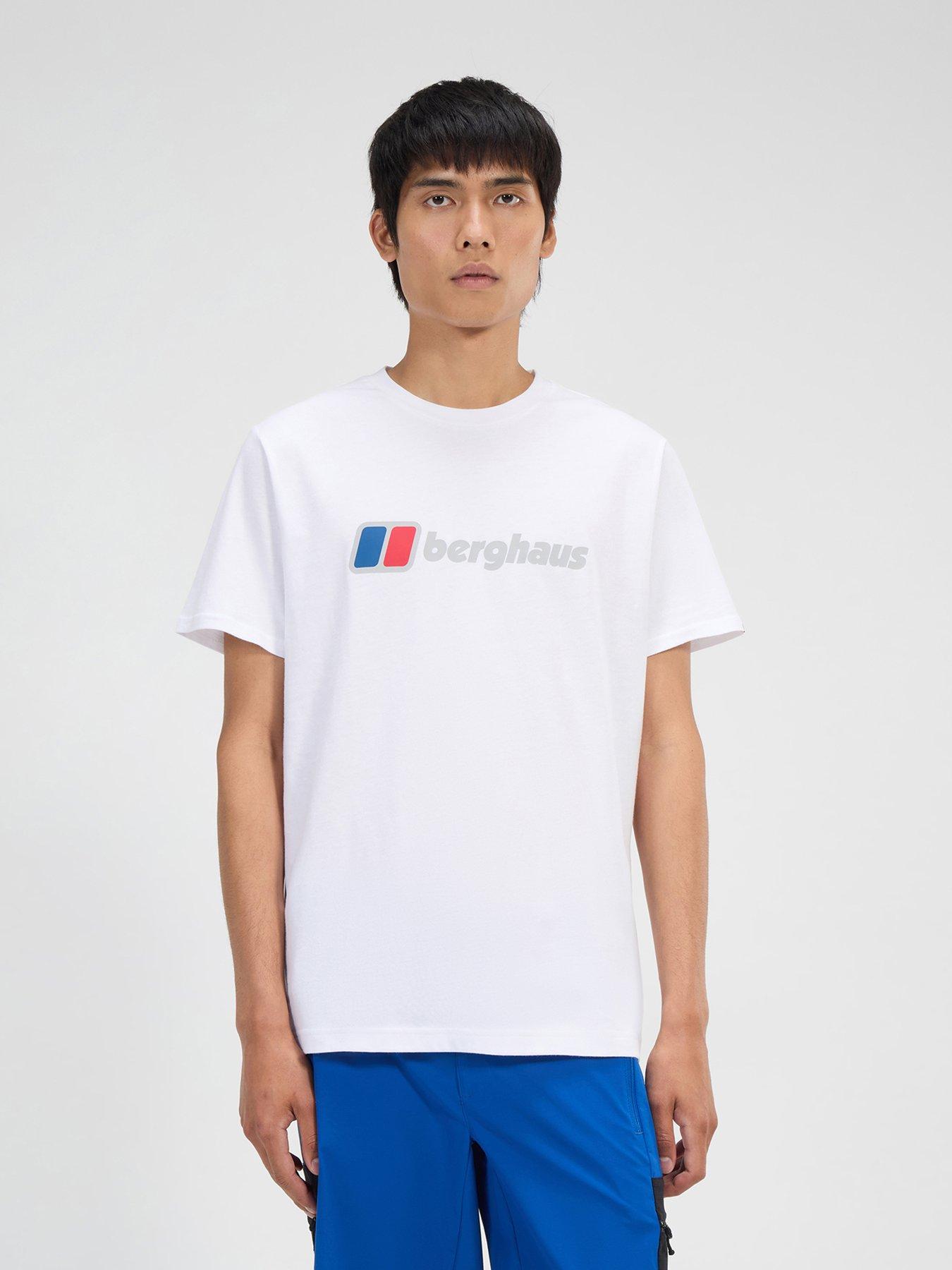 Image 1 of 6 of Berghaus Mens Classic Logo T-shirt - White
