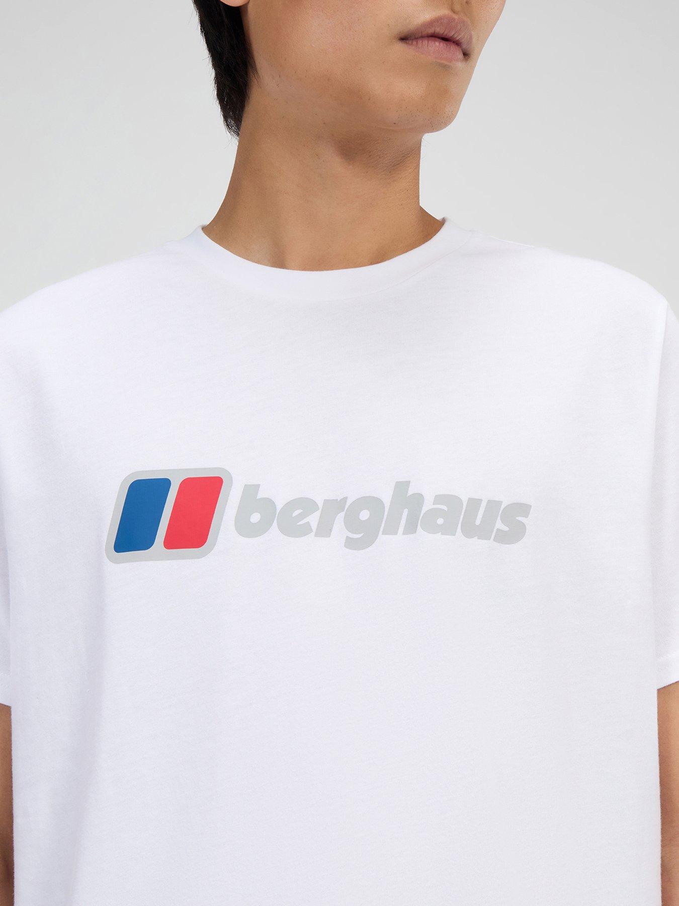 Image 5 of 6 of Berghaus Mens Classic Logo T-shirt - White