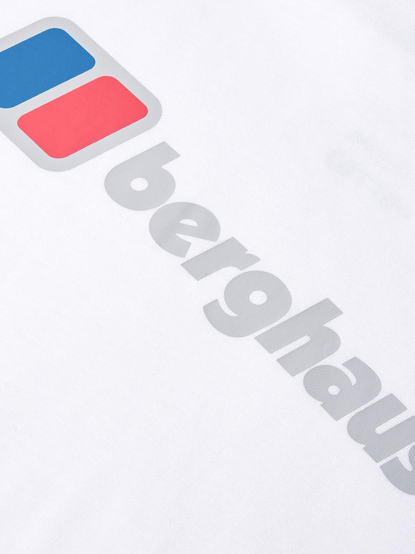 Image 6 of 6 of Berghaus Mens Classic Logo T-shirt - White