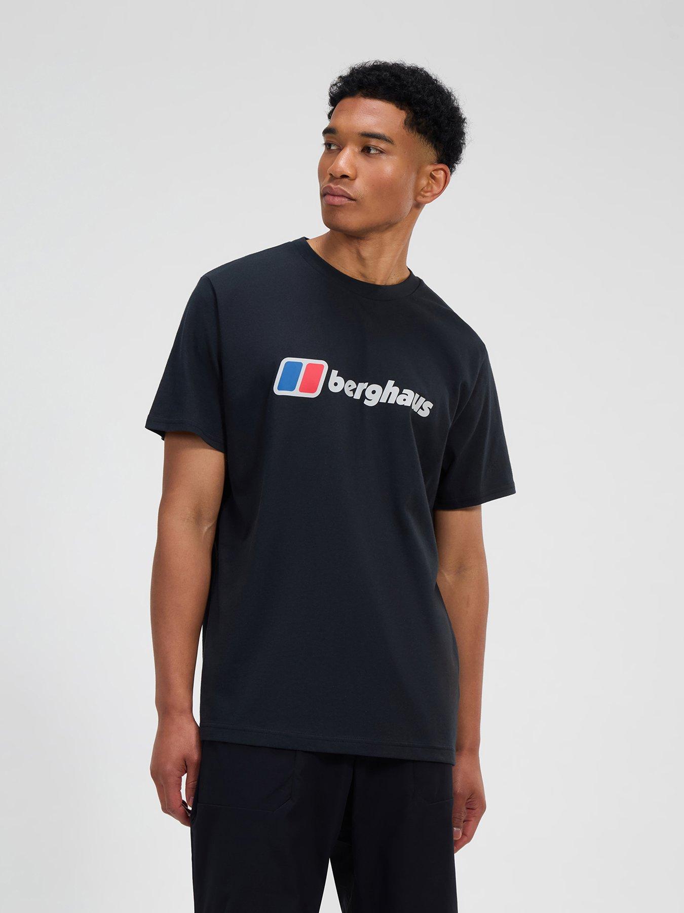 Berghaus Mens Classic Short Sleeve Sleeve Xl-Logo Tee - Black