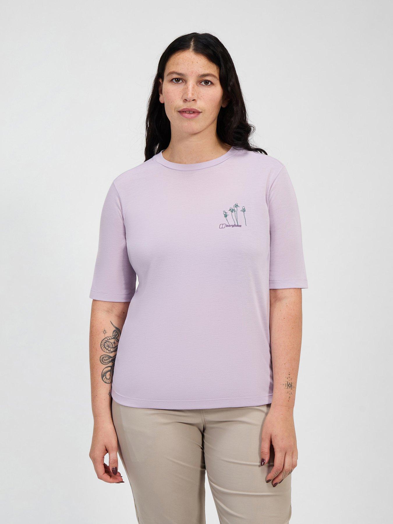 Image 1 of 6 of Berghaus Womens Coneflower Tee - Light Purple