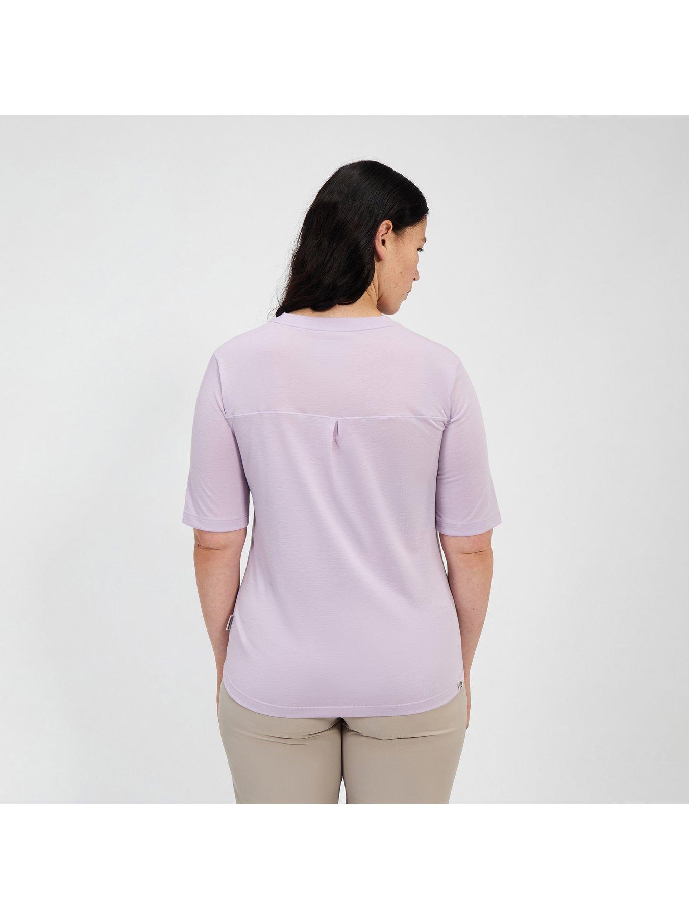  image of berghaus-womens-coneflower-short-sleeve-tee-light-purple