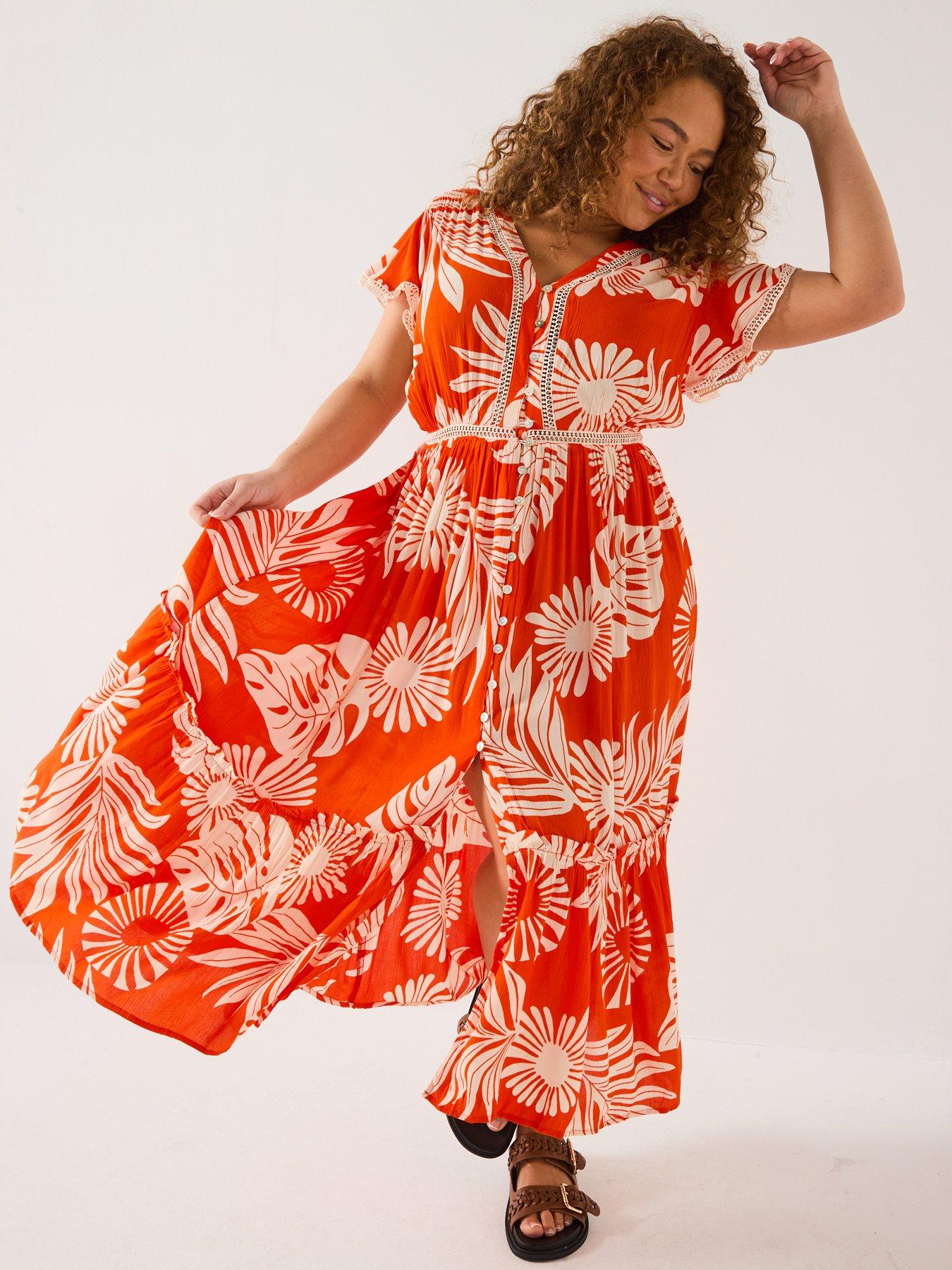 v-by-very-curve-lace-trim-cheesecloth-midi-dress-print