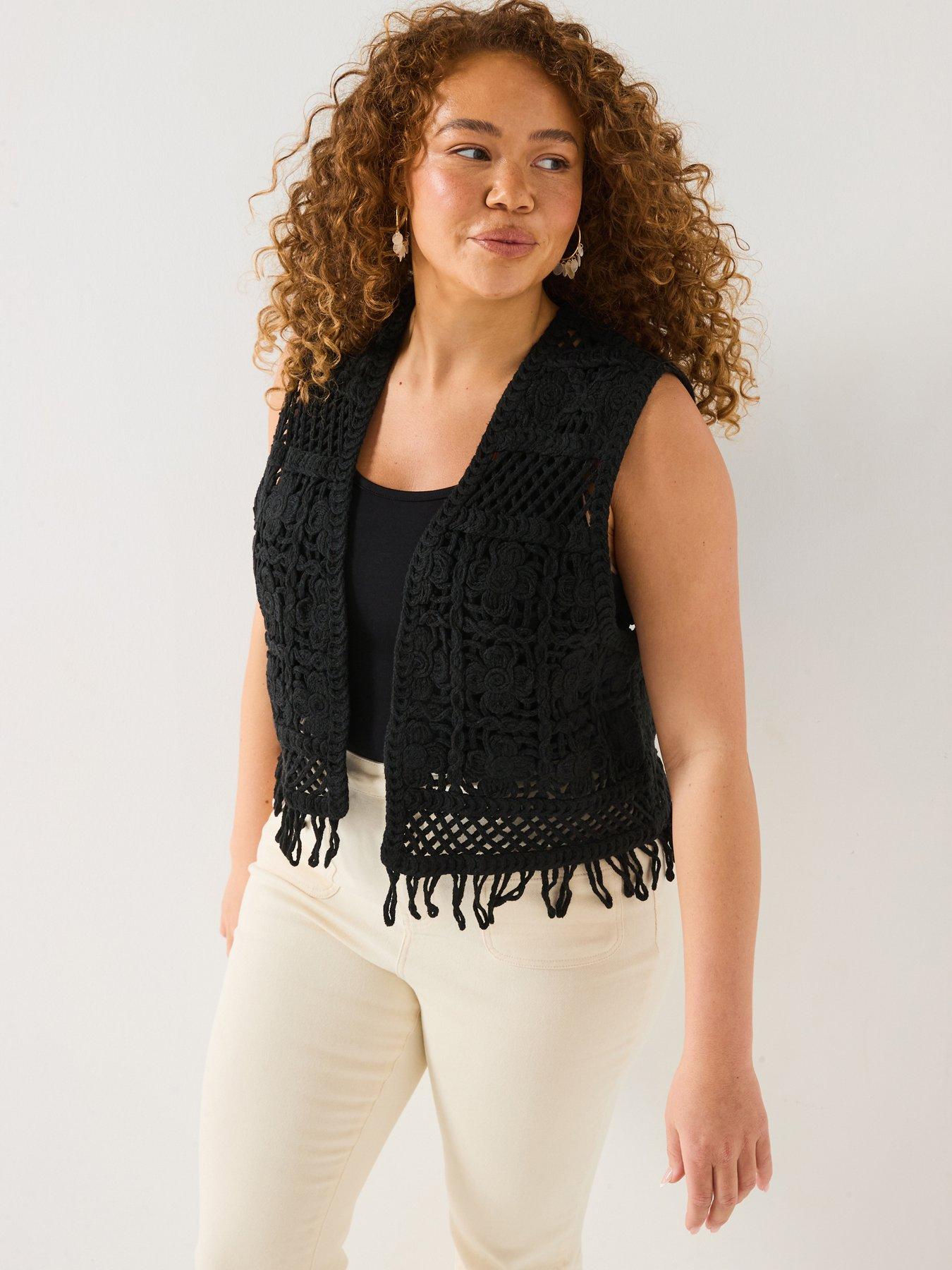 v-by-very-curve-crochet-waistcoat-black