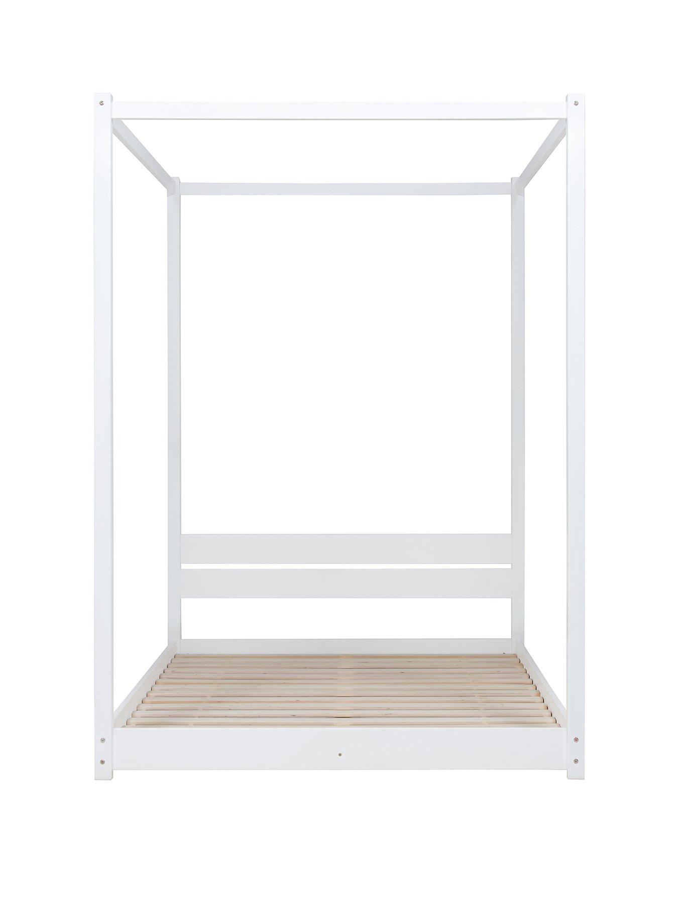  image of birlea-darwin-four-poster-bed-white