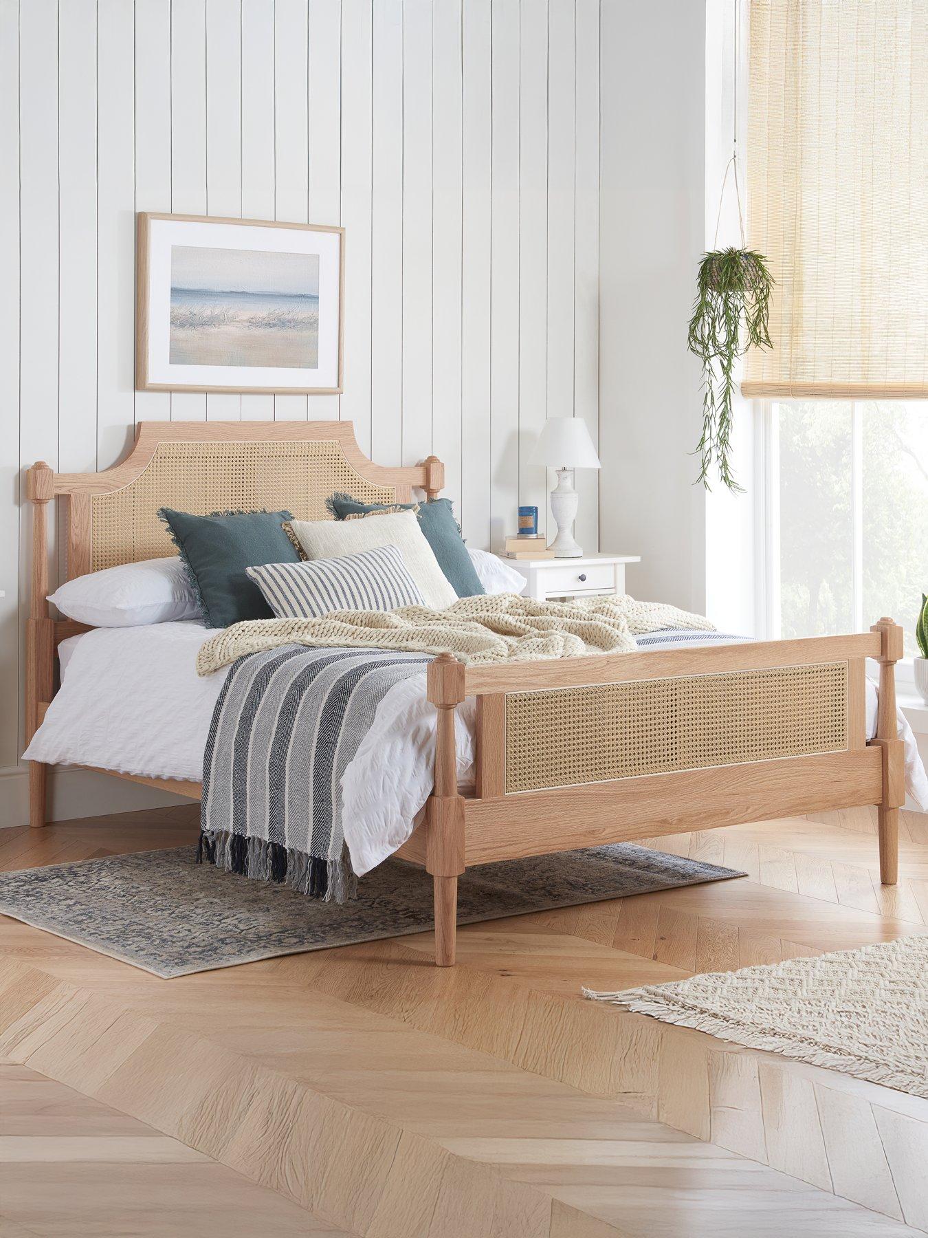Birlea Geneva Rattan Bed Frame