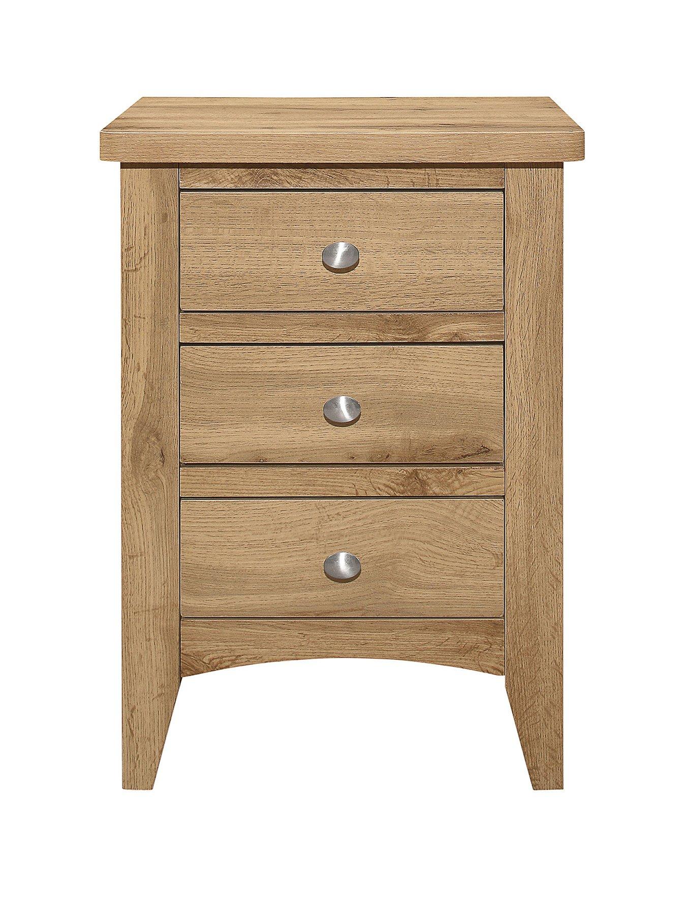 Image 2 of 7 of Birlea Hampstead 3 Drawer Bedside