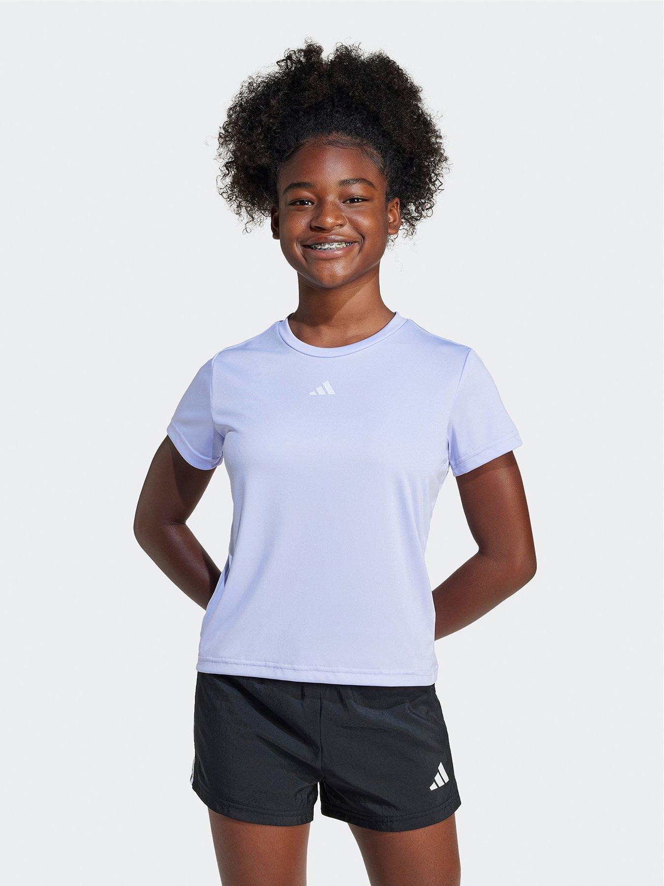 adidas-junior-girls-train-essentials-t-shirt-violet-tonewhite