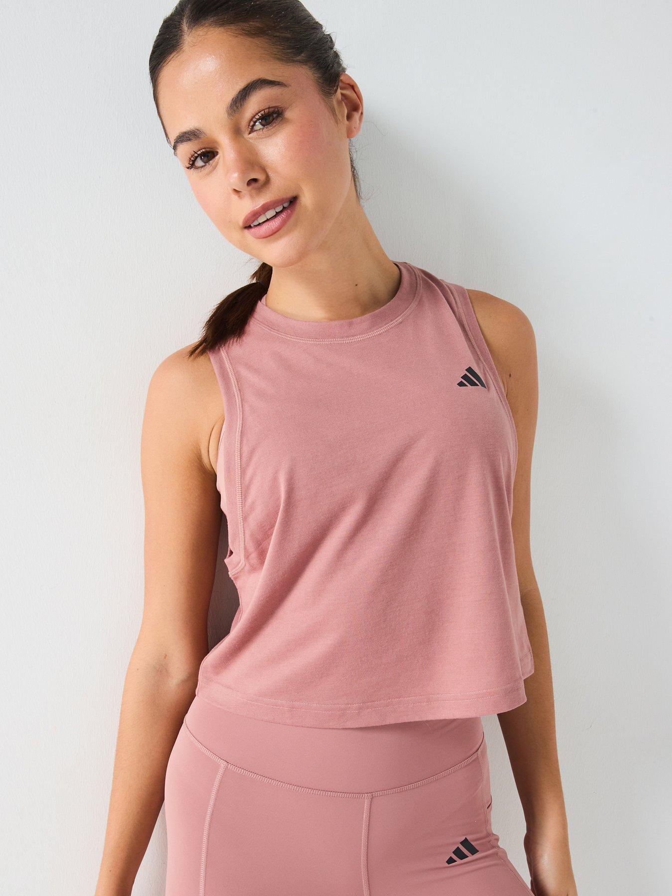  image of adidas-womens-train-essentials-tank-brown