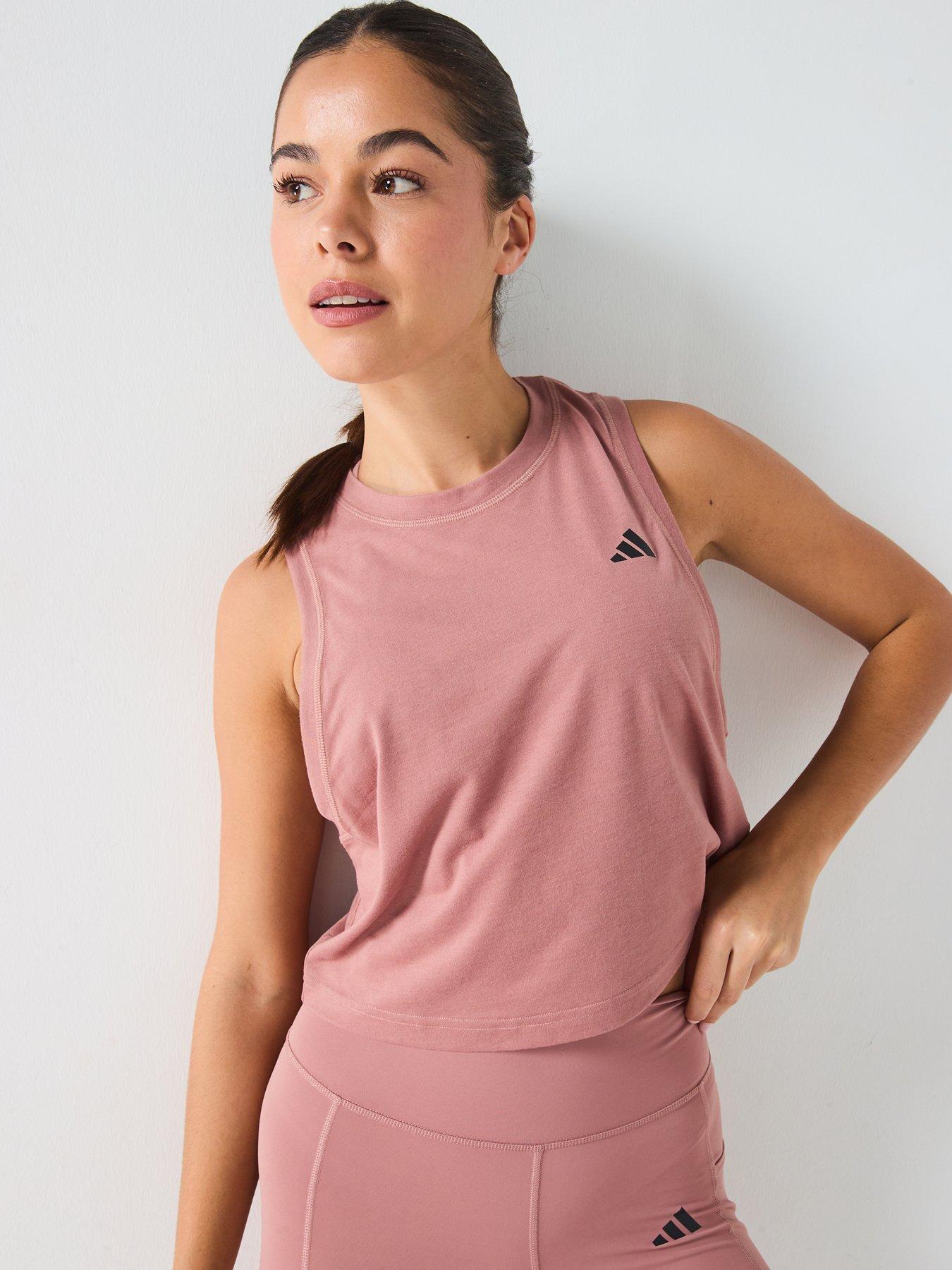  image of adidas-womens-train-essentials-tank-brown