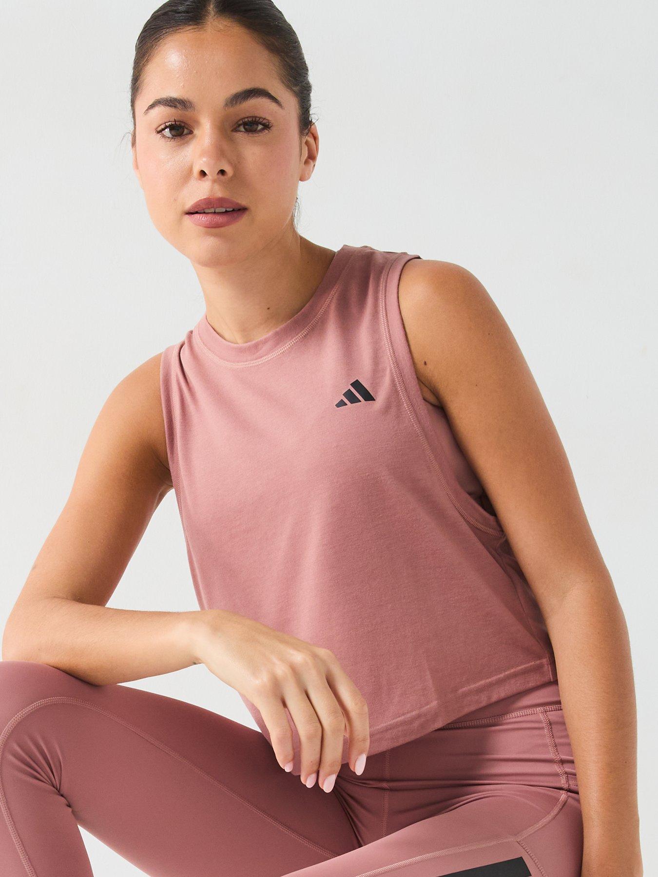  image of adidas-womens-train-essentials-tank-brown