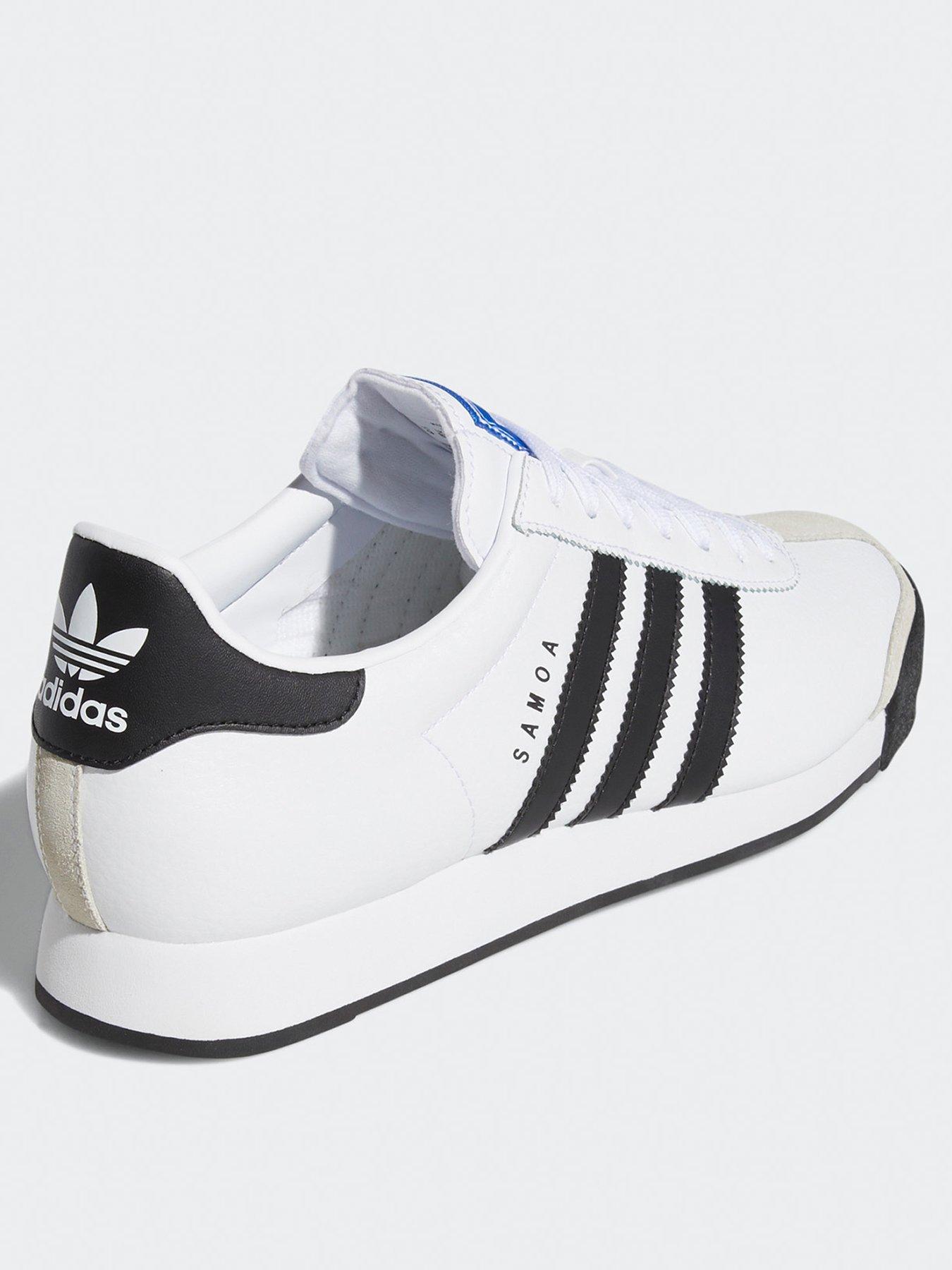 Image 3 of 6 of adidas Originals Mens Samoa Trainers - Black/White