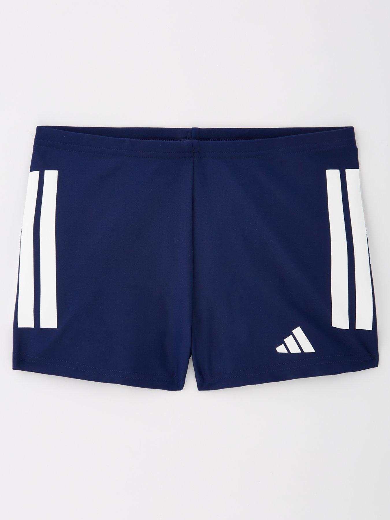 adidas-junior-boys-3-stripe-boxer-swim-shorts-navy