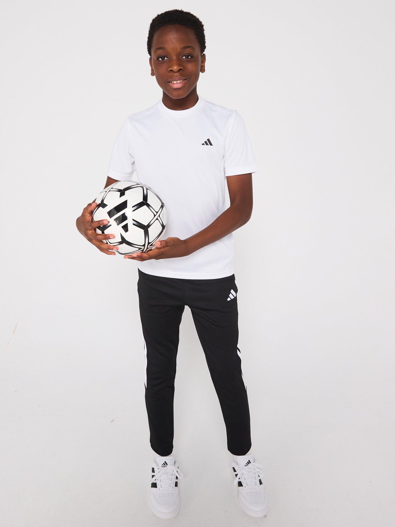adidas Junior Boys Train Essentials T-Shirt - White