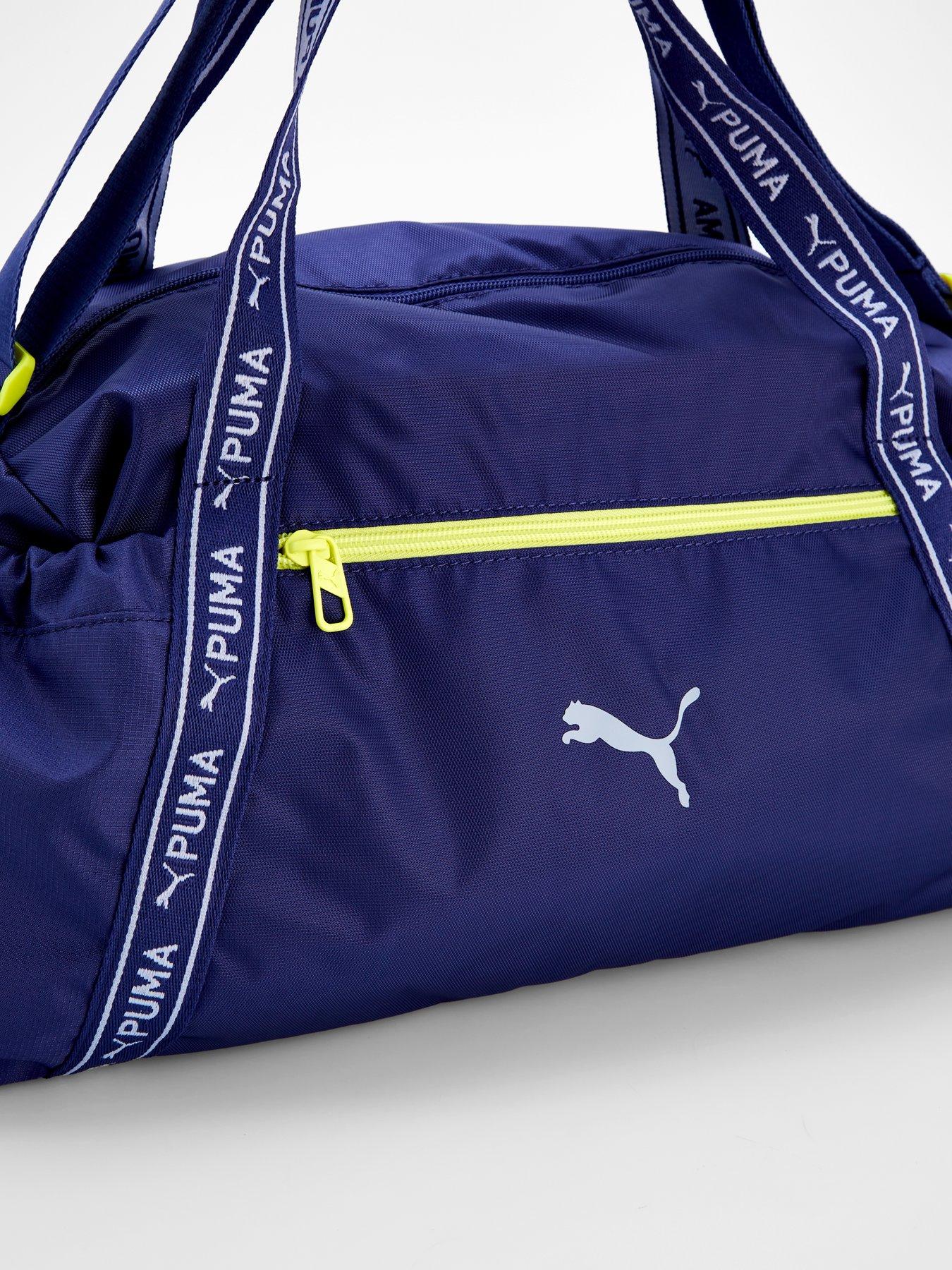  image of puma-womens-training-duffle-bag-blue-crystal