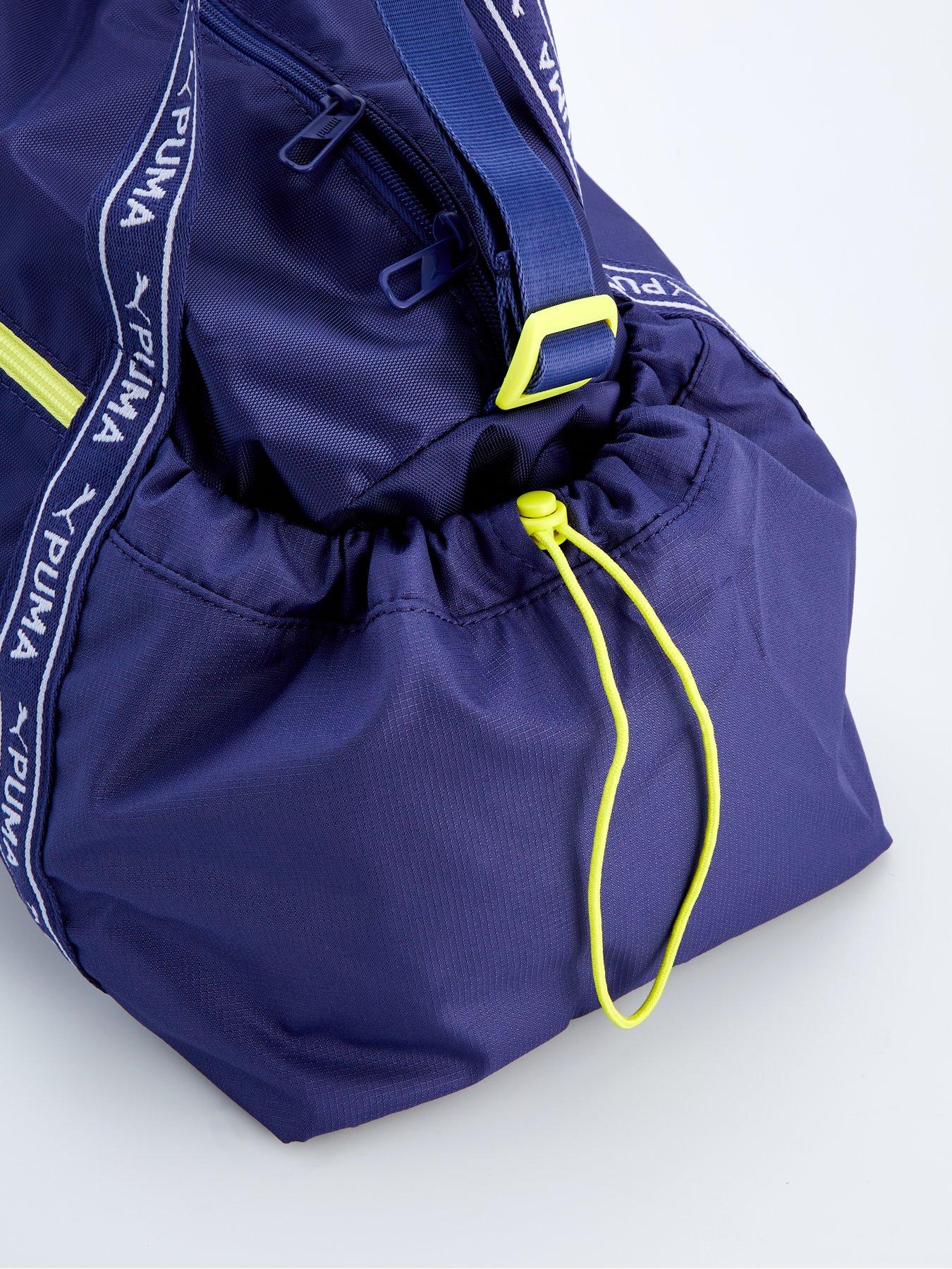  image of puma-womens-training-duffle-bag-blue-crystal