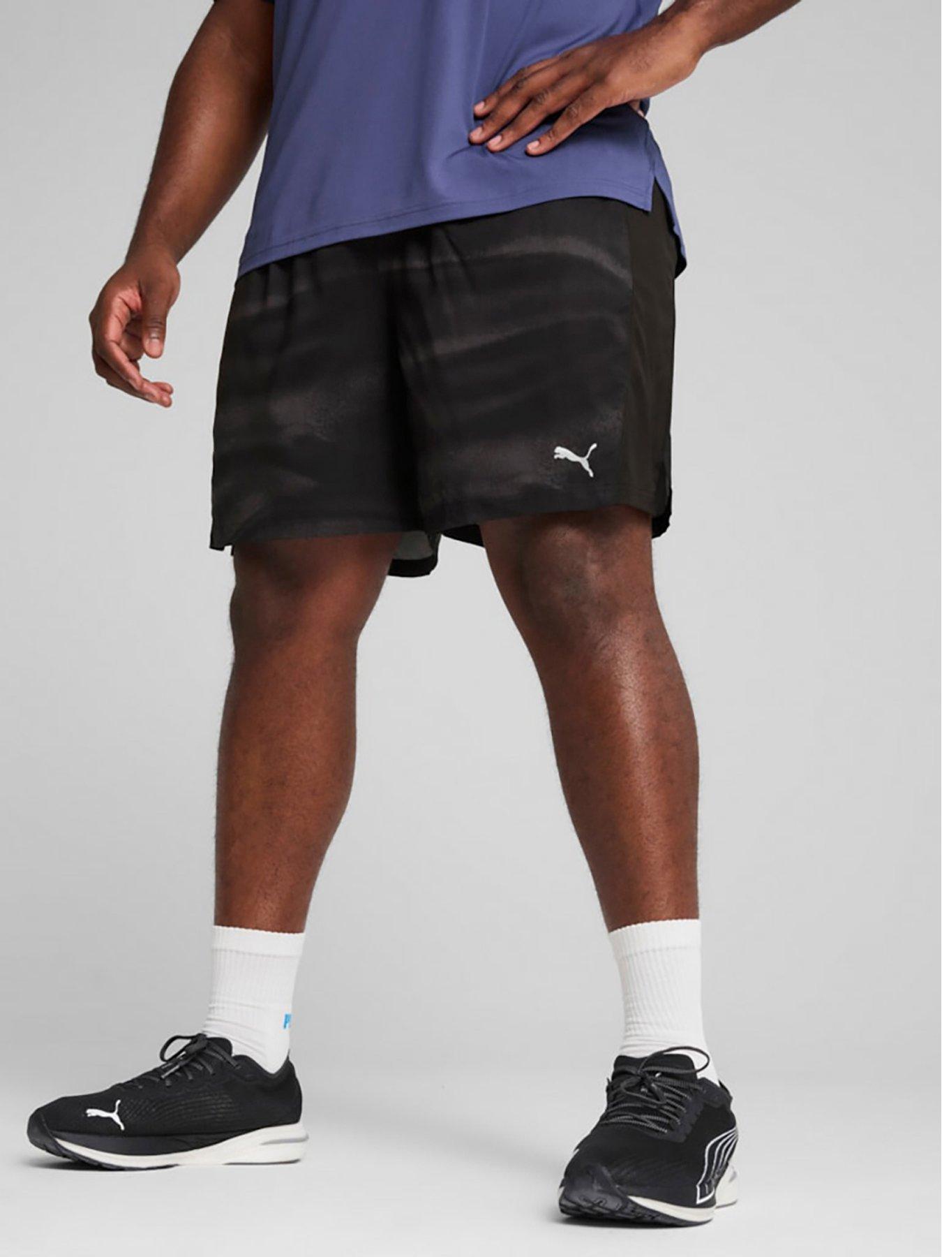 Puma Men's Running Velocity Printed 7 Inch Shorts - Black