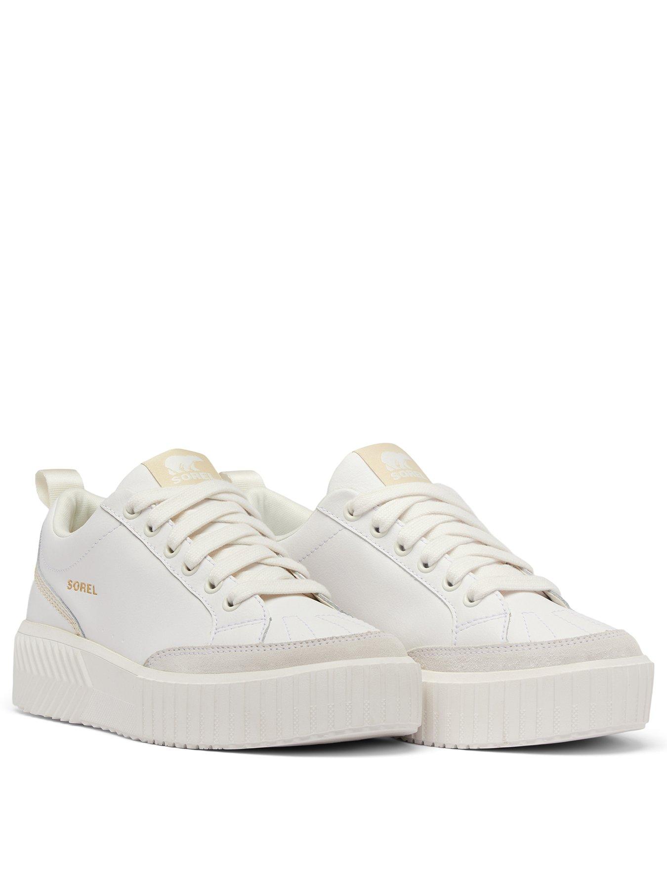  image of sorel-womens-ona-ave-waterproof-low-sneaker-cream