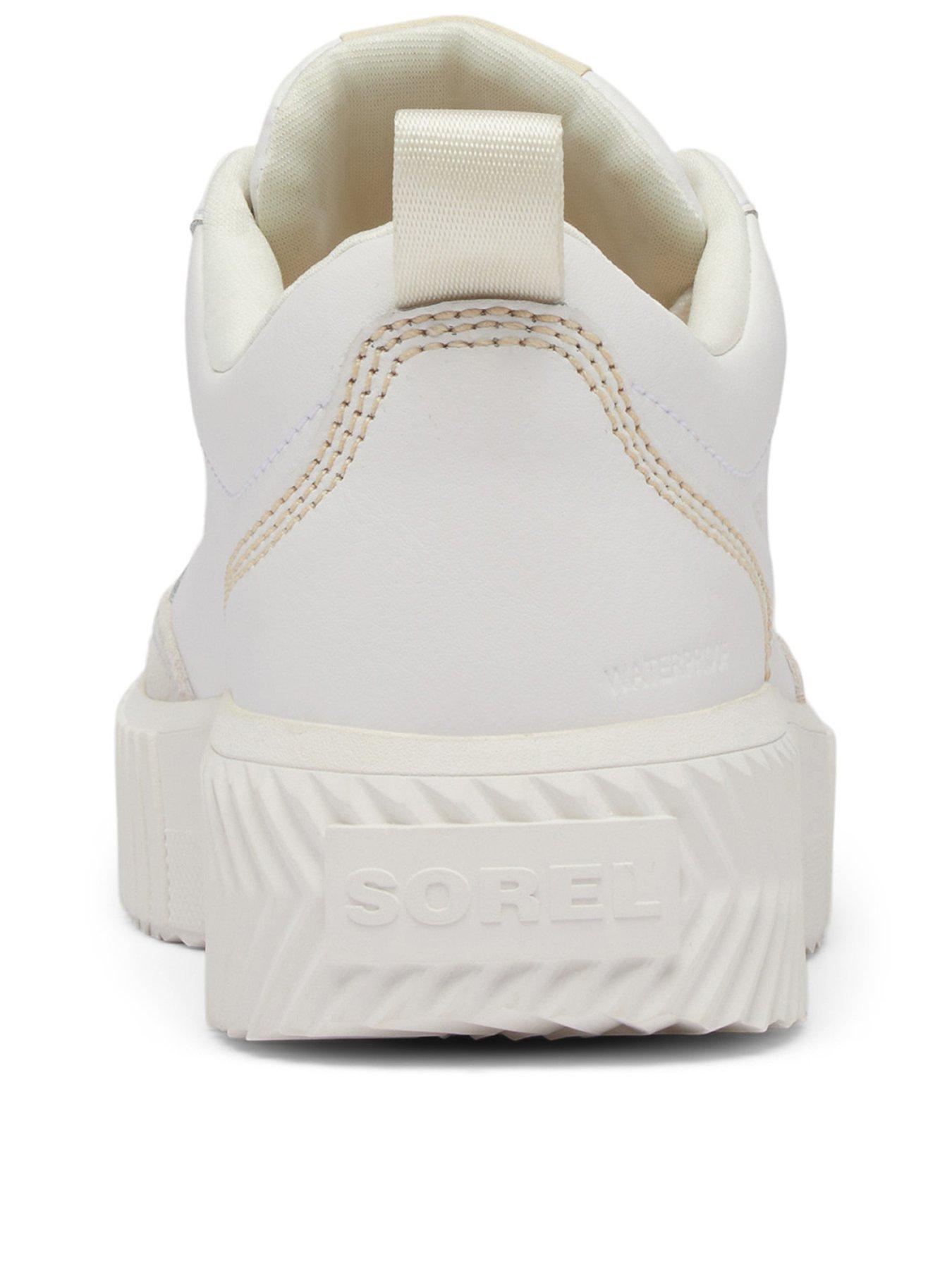  image of sorel-womens-ona-ave-waterproof-low-sneaker-cream