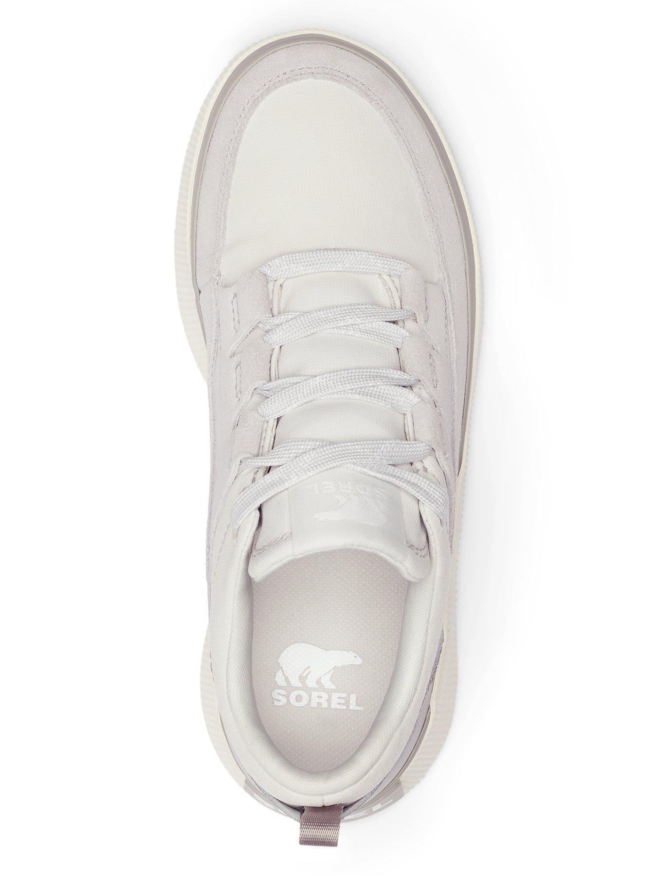  image of sorel-womens-out-n-about-4-waterproof-low-sneaker-grey