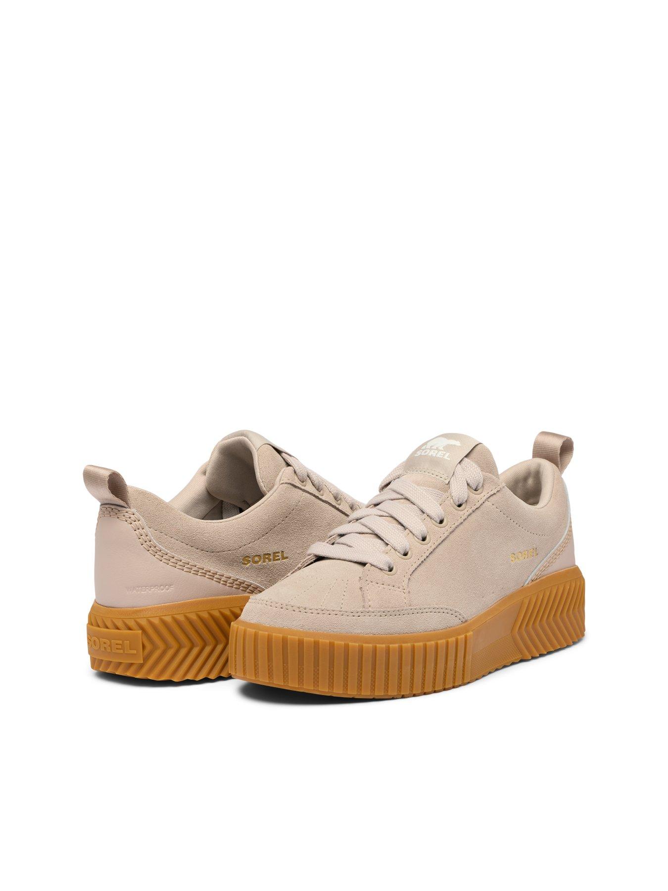  image of sorel-womens-ona-ave-waterproof-low-sneaker-beige
