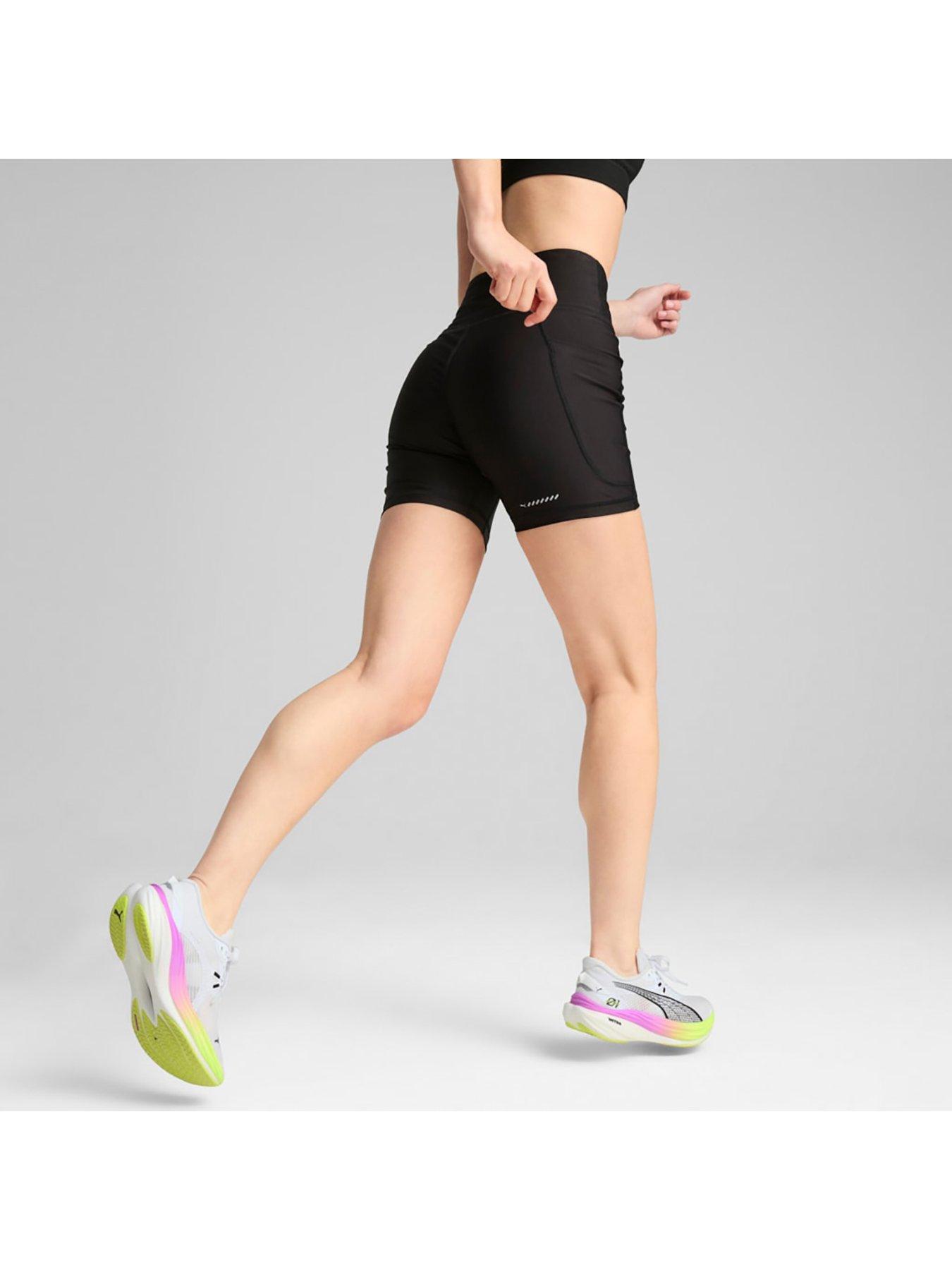 Image 2 of 5 of Puma Womens Running Velocity 5Inch Bike Shorts - Black