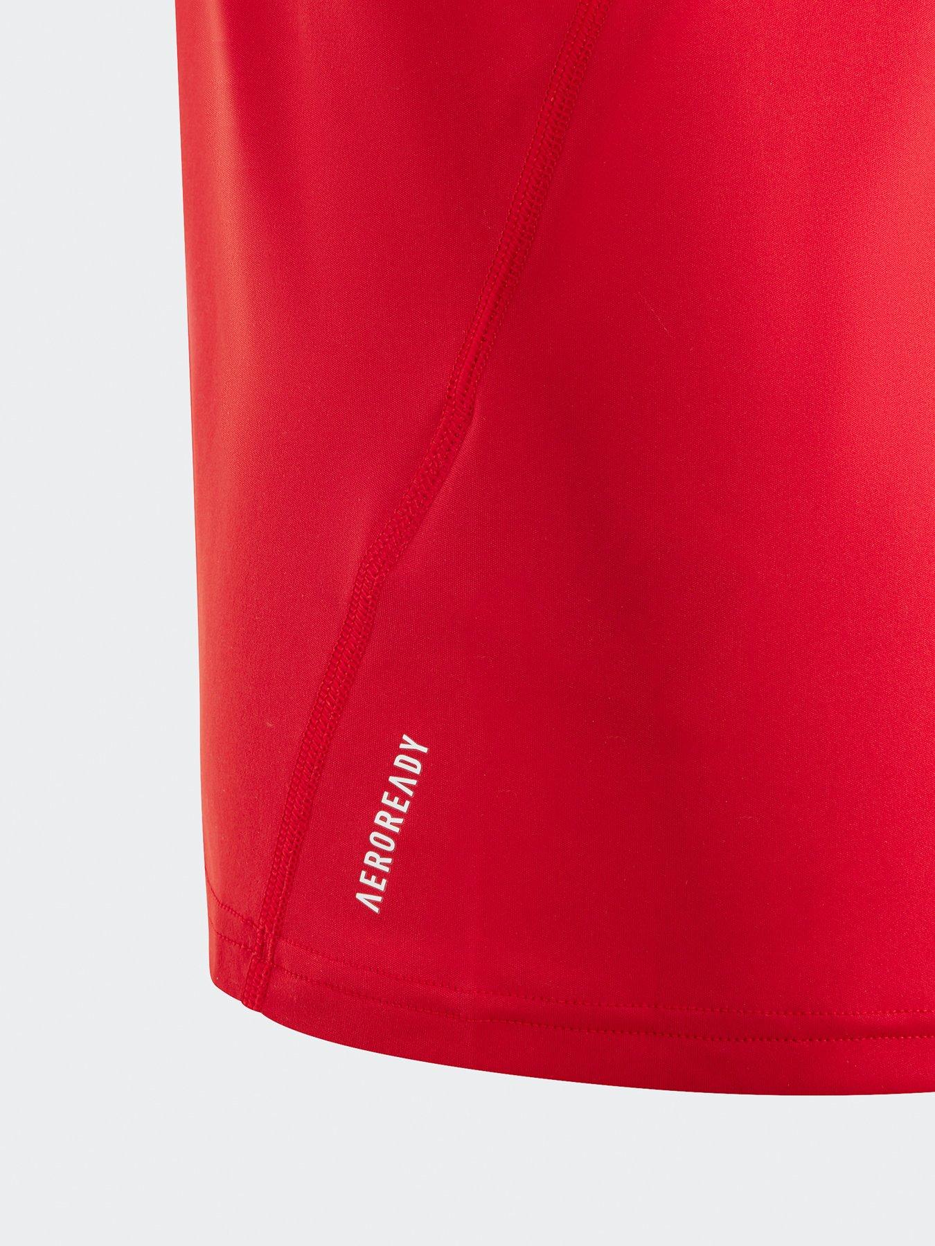  image of adidas-junior-unisex-running-team-vest-red