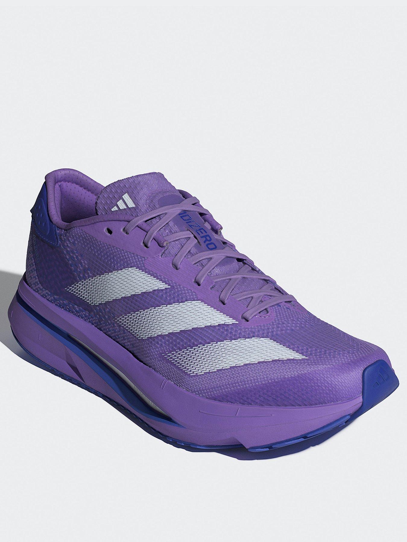  image of adidas-womens-running-adizero-sl2-trainers-violet-fusionlemoncobalt
