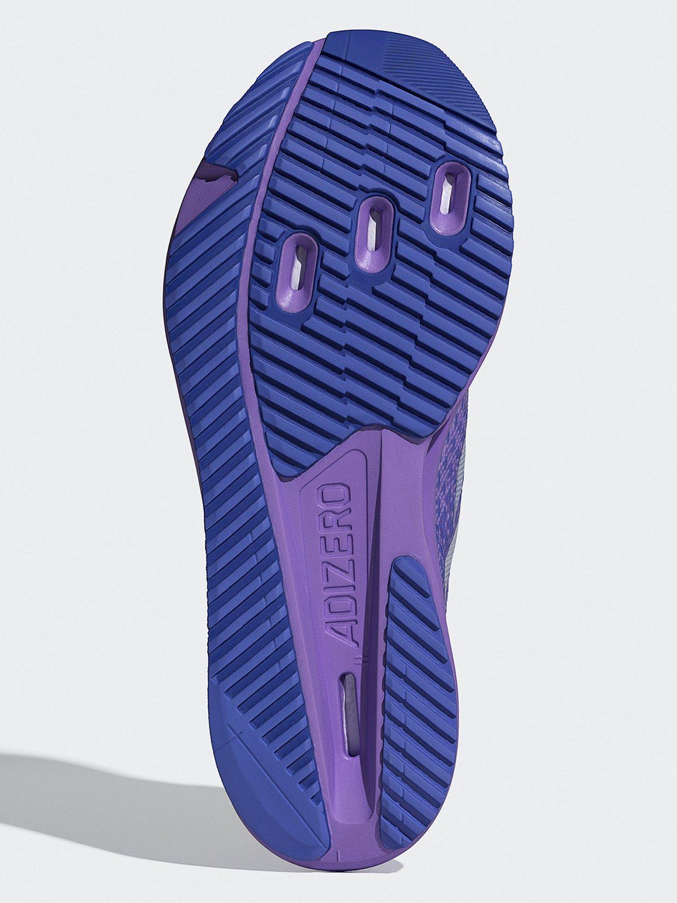  image of adidas-womens-running-adizero-sl2-trainers-violet-fusionlemoncobalt