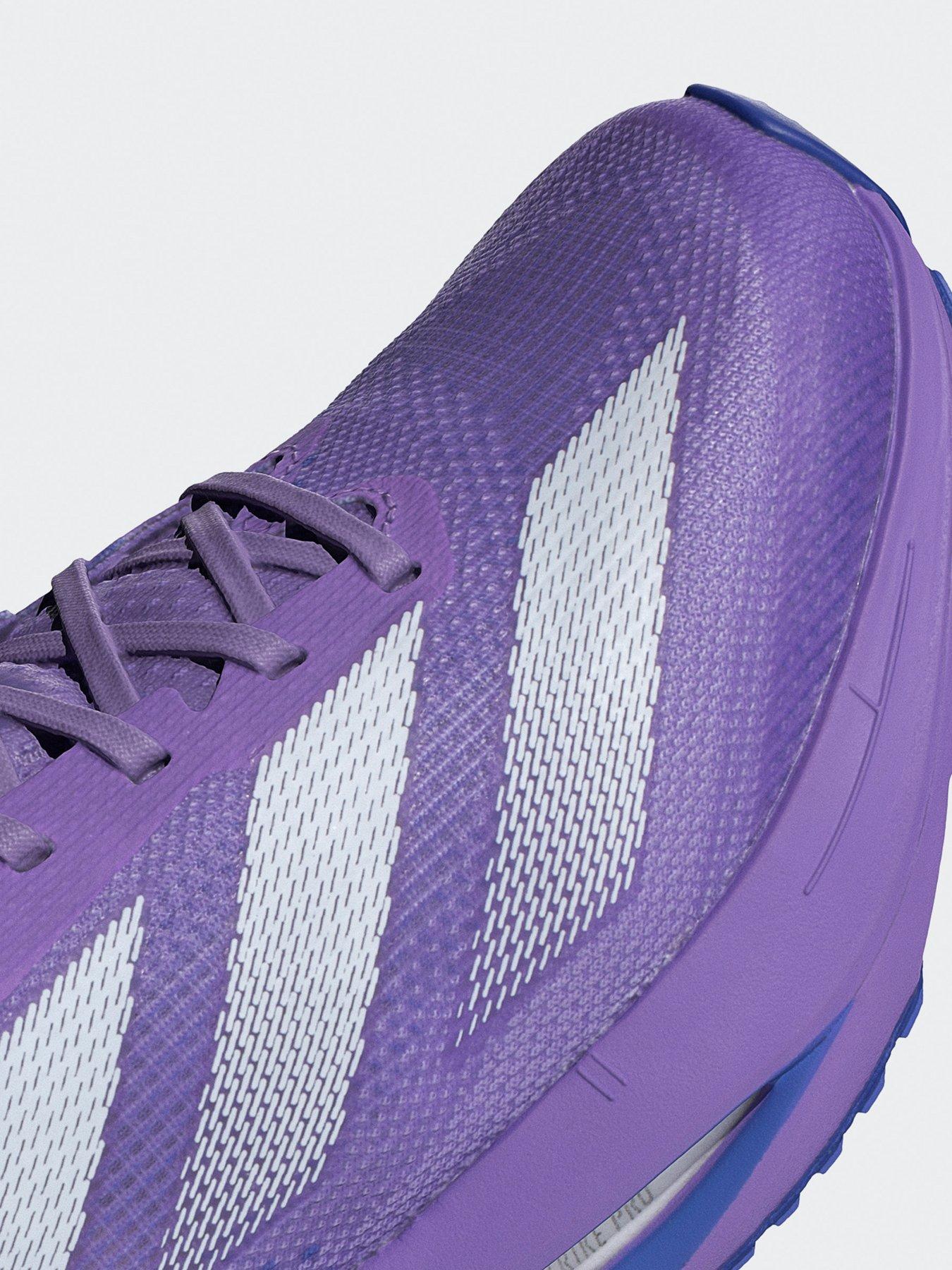  image of adidas-womens-running-adizero-sl2-trainers-violet-fusionlemoncobalt